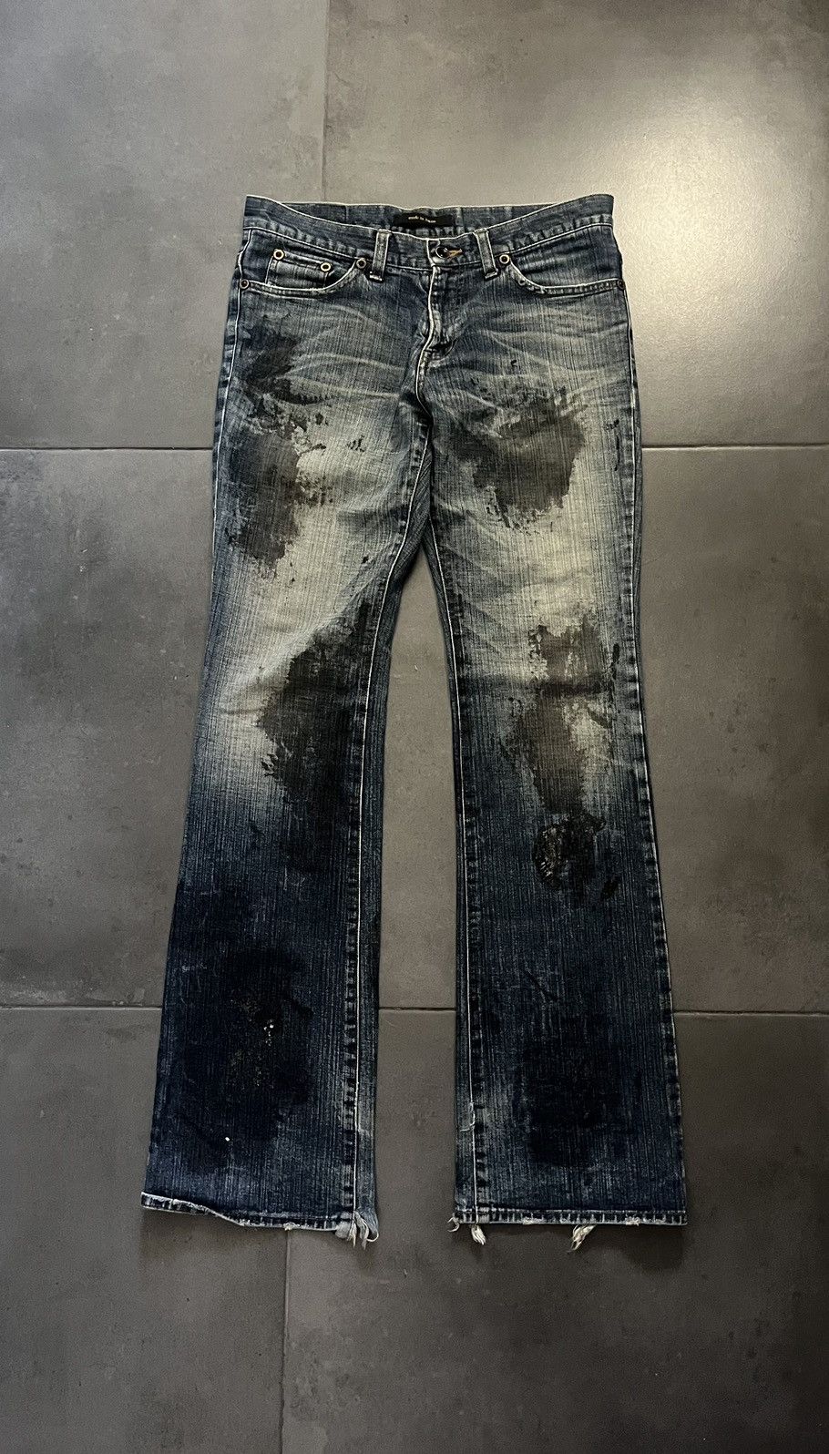 Hysteric Glamour × If Six Was Nine × semanticdesign Semantic Design Crocodile Waxed Jeans Size US 33 - 1 Thumbnail