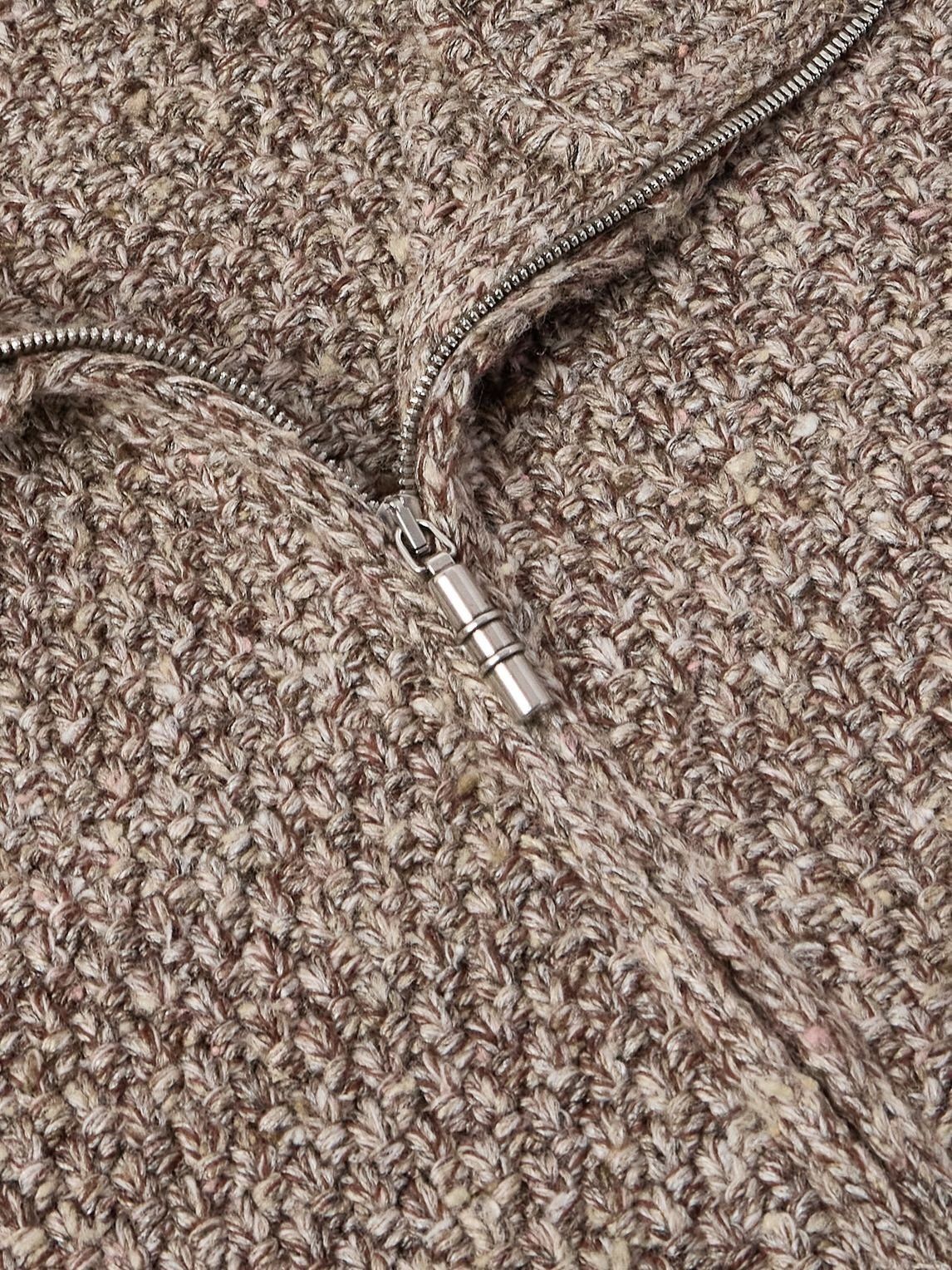 Loro Piana o1w1db10226 FAO9804 Ispra Bomber Sweater in Brown Size US M / EU 48-50 / 2 - 4 Thumbnail