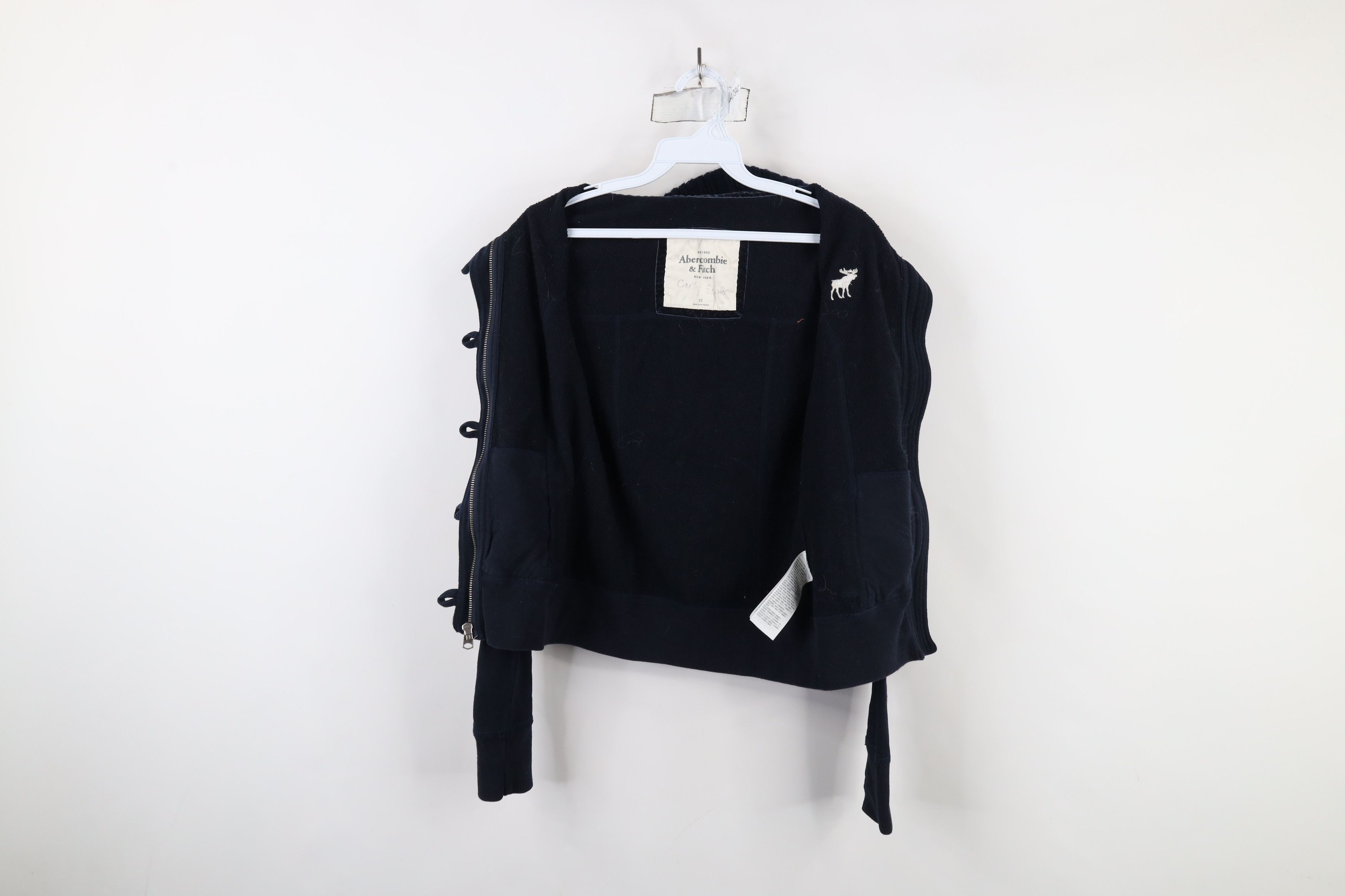 Abercrombie & Fitch × Vintage Vintage 90s Y2K Abercrombie & Fitch Cardigan Sweater Blue Size XS / US 0-2 / IT 36-38 - 8 Thumbnail