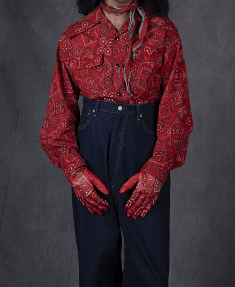 Kapital Mura Sheeting COOKIE Bandana Pattern Rangle Collar Shirt Size US XL / EU 56 / 4 - 7 Thumbnail