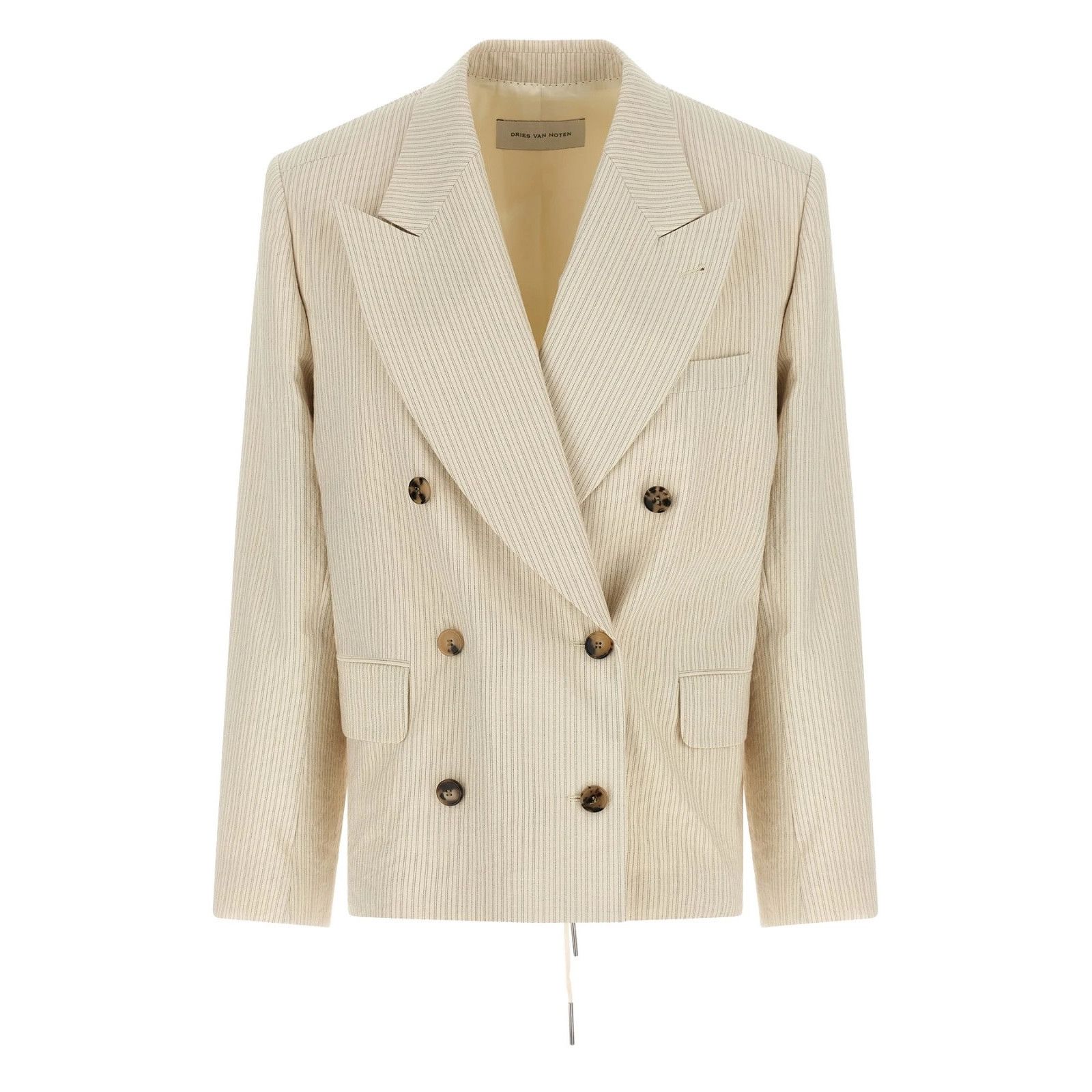 Dries Van Noten Dries Van Noten Bosea Bis Beige Blazer Jacket New & Authenti Size S / US 4 / IT 40 - 1 Thumbnail