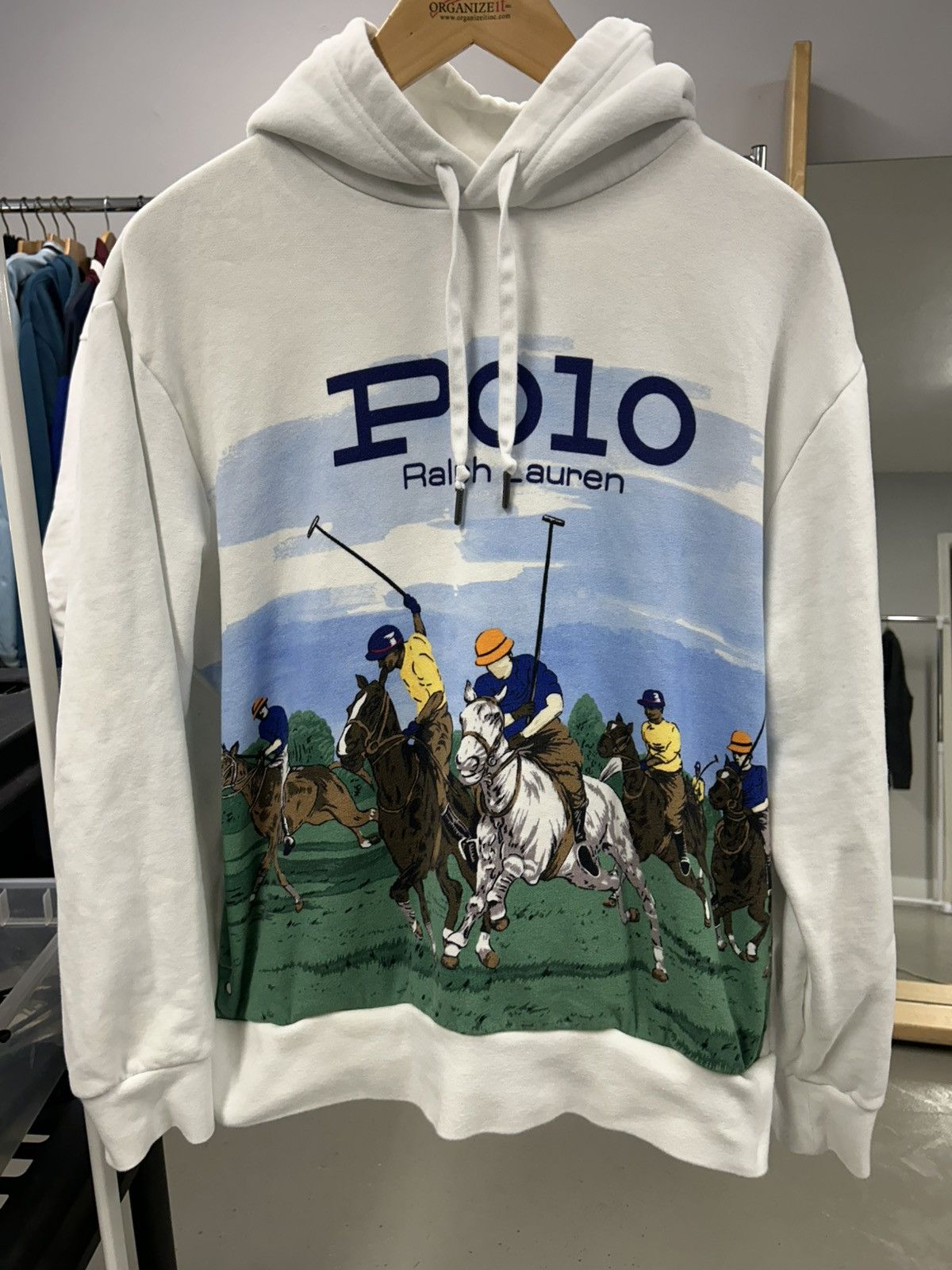 Polo Ralph Lauren Polo Equestrian Stampede Horse Hoodie Size US L / EU 52-54 / 3 - 1 Thumbnail