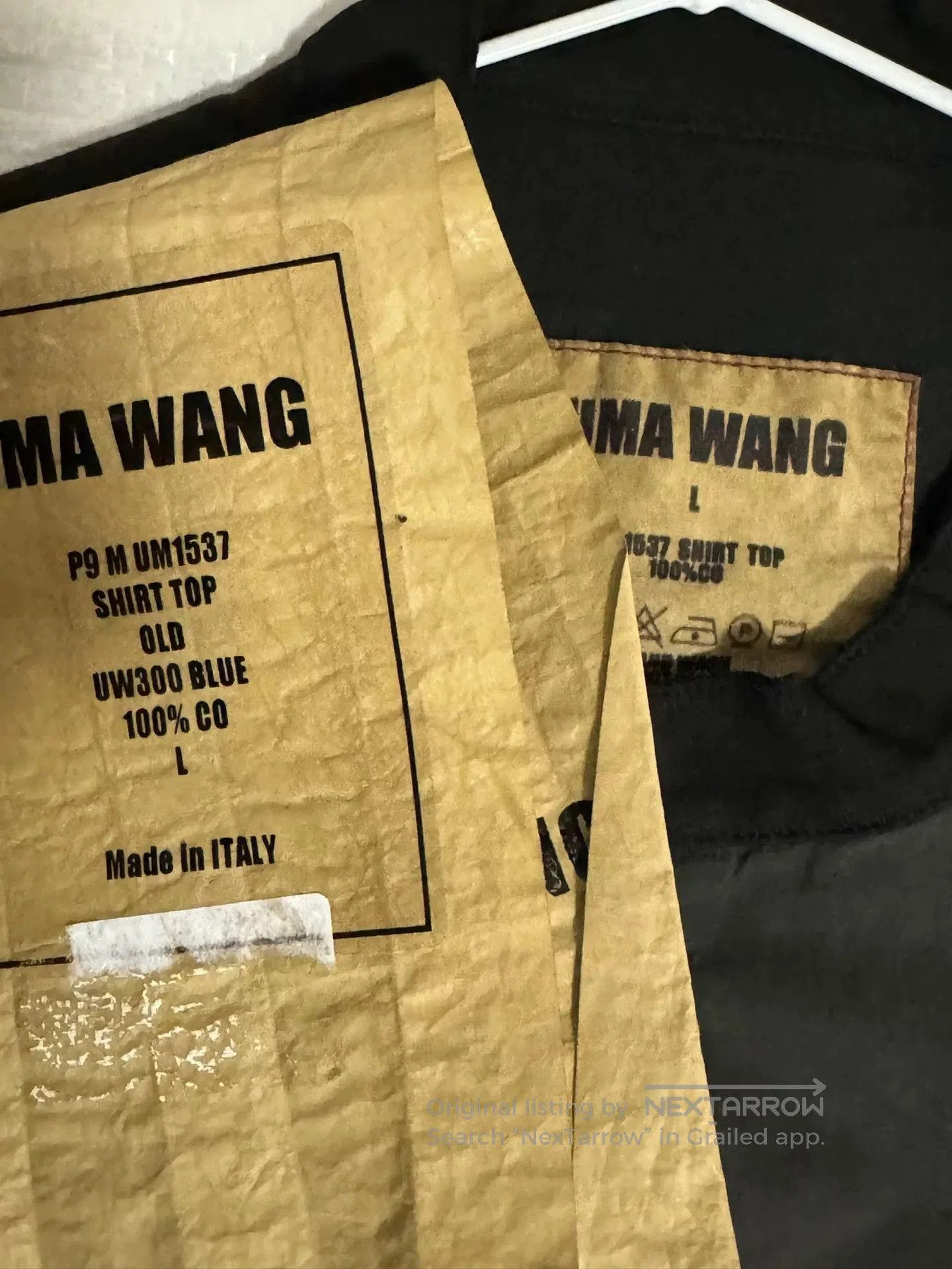 Uma Wang UMA WANG Black Green Pattern Shirt. Size US L / EU 52-54 / 3 - 2 Thumbnail