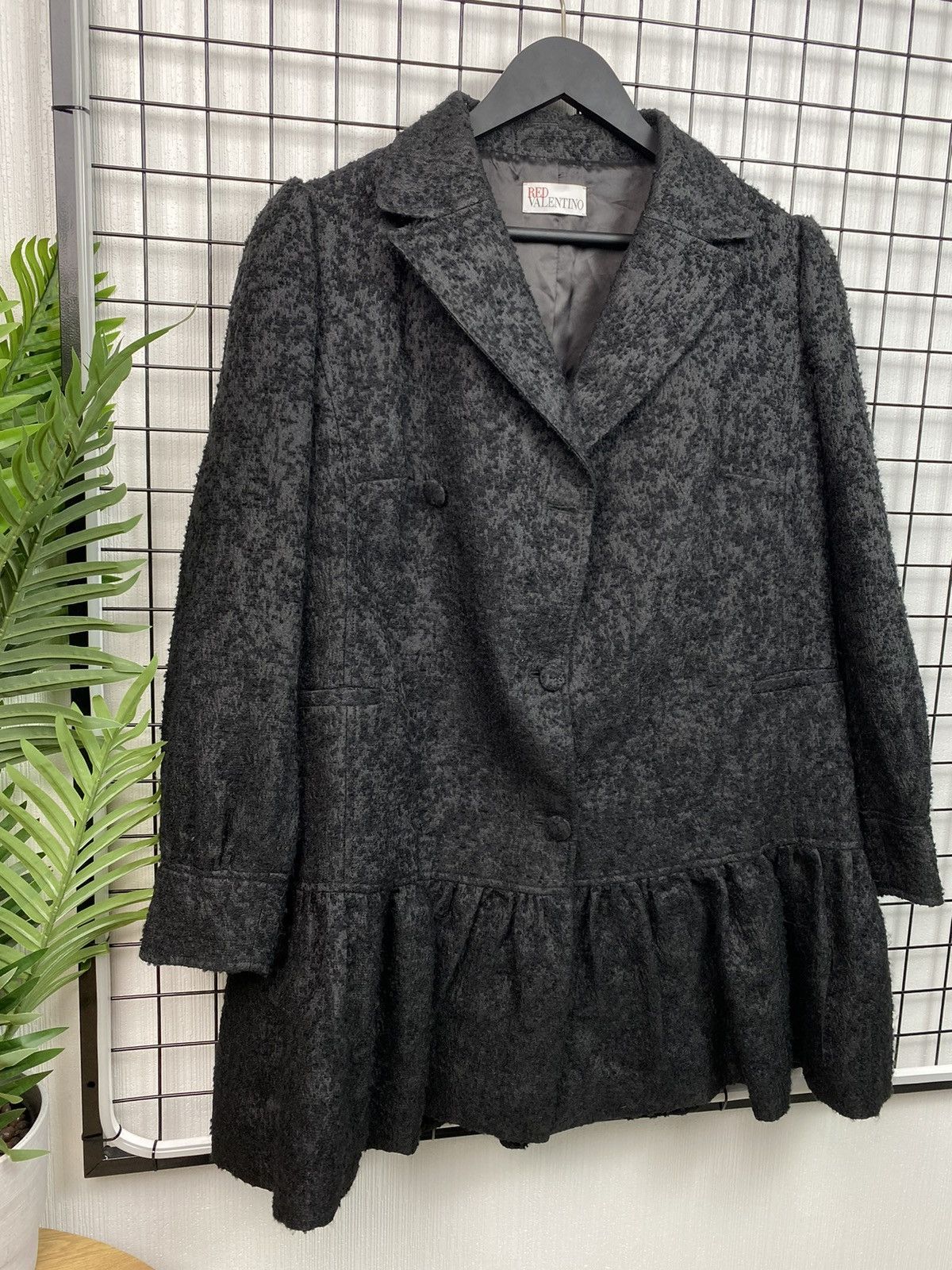 RED Valentino RED Valentino Wool Jacket Women Blazer Black Coat Size L / US 10 / IT 46 - 3 Thumbnail