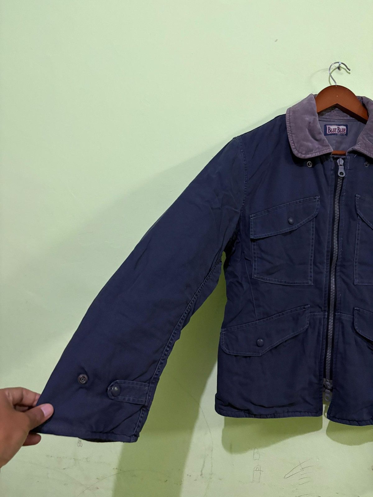 Blue Blue Japan Blue Blue Japan Padded Jacket Design 4 Pocket Design Size US S / EU 44-46 / 1 - 2 Thumbnail