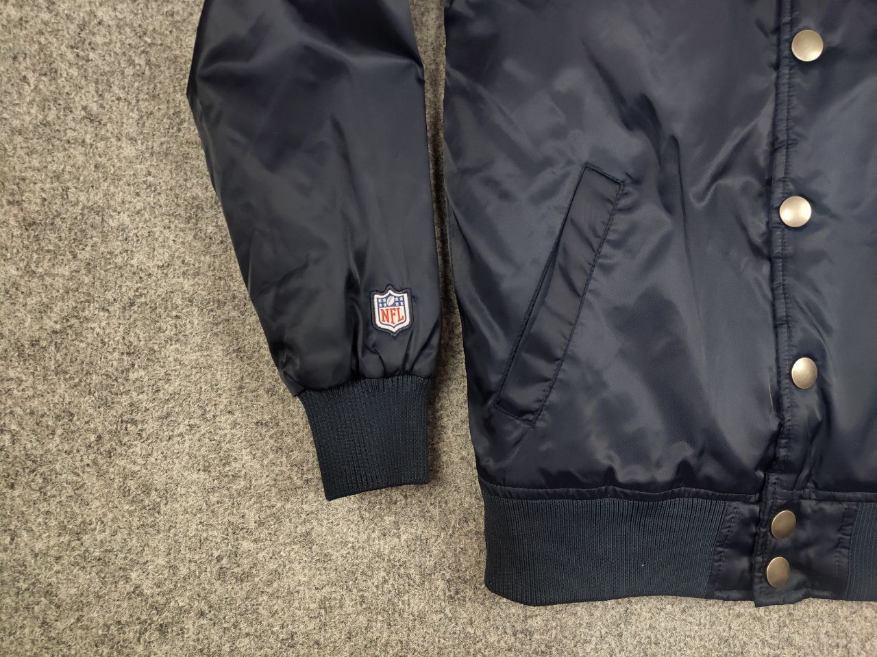 Vintage nfl team apparel costco Light Varsity Bomber Jacket