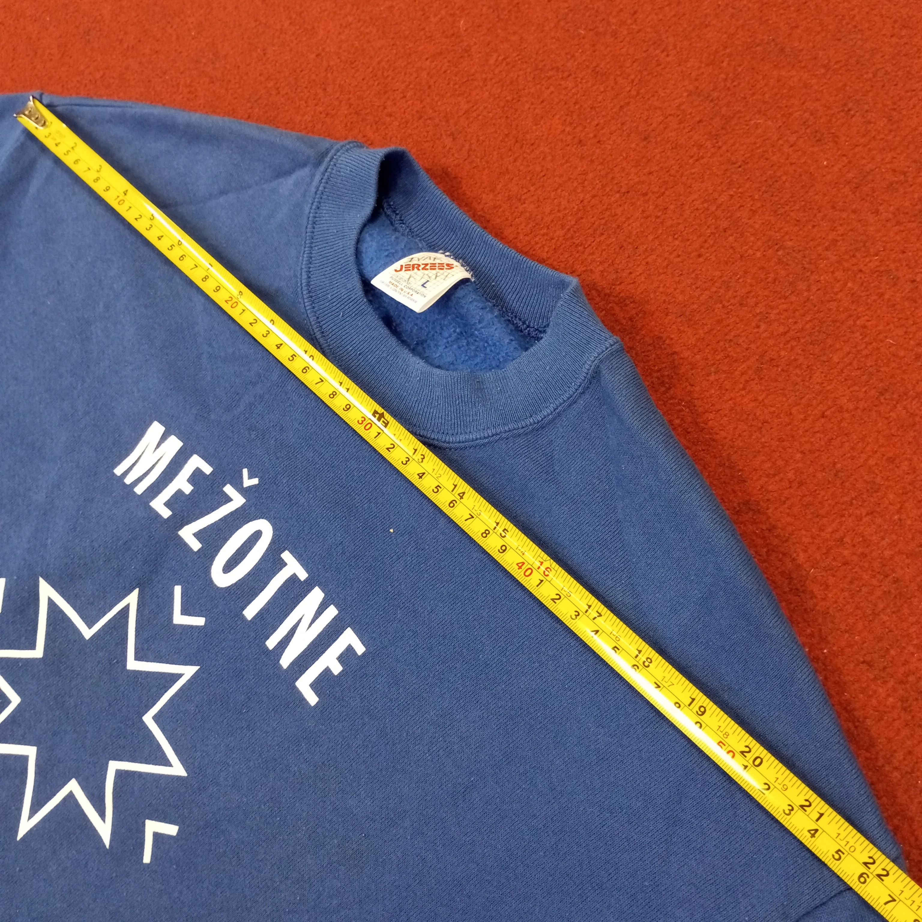 Jerzees × Vintage Mezotne Center Design Vintage Sweatshirt Size US M / EU 48-50 / 2 - 14 Thumbnail