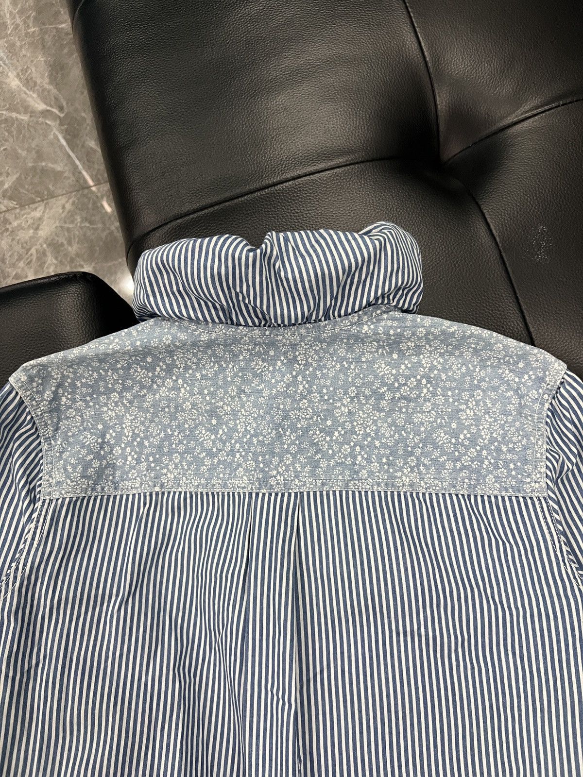 mercibeaucoup mercibeaucoup, Stripe Patchwork Button Shirt Size US S / EU 44-46 / 1 - 11 Thumbnail
