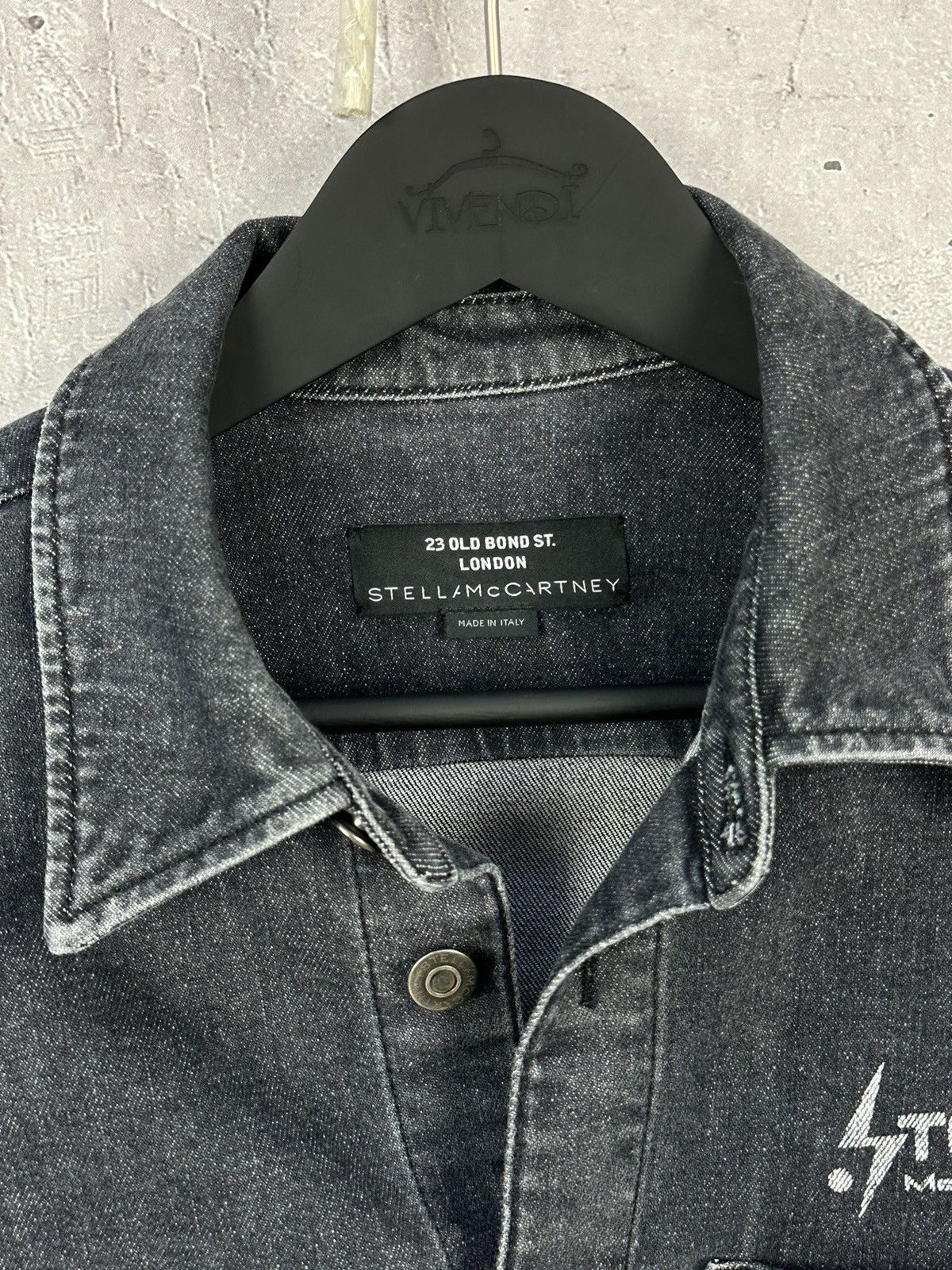 Stella McCartney Stella McCartney 23 Old Bond Street Denim Overshirt Jacket Size S / US 4 / IT 40 - 5 Thumbnail