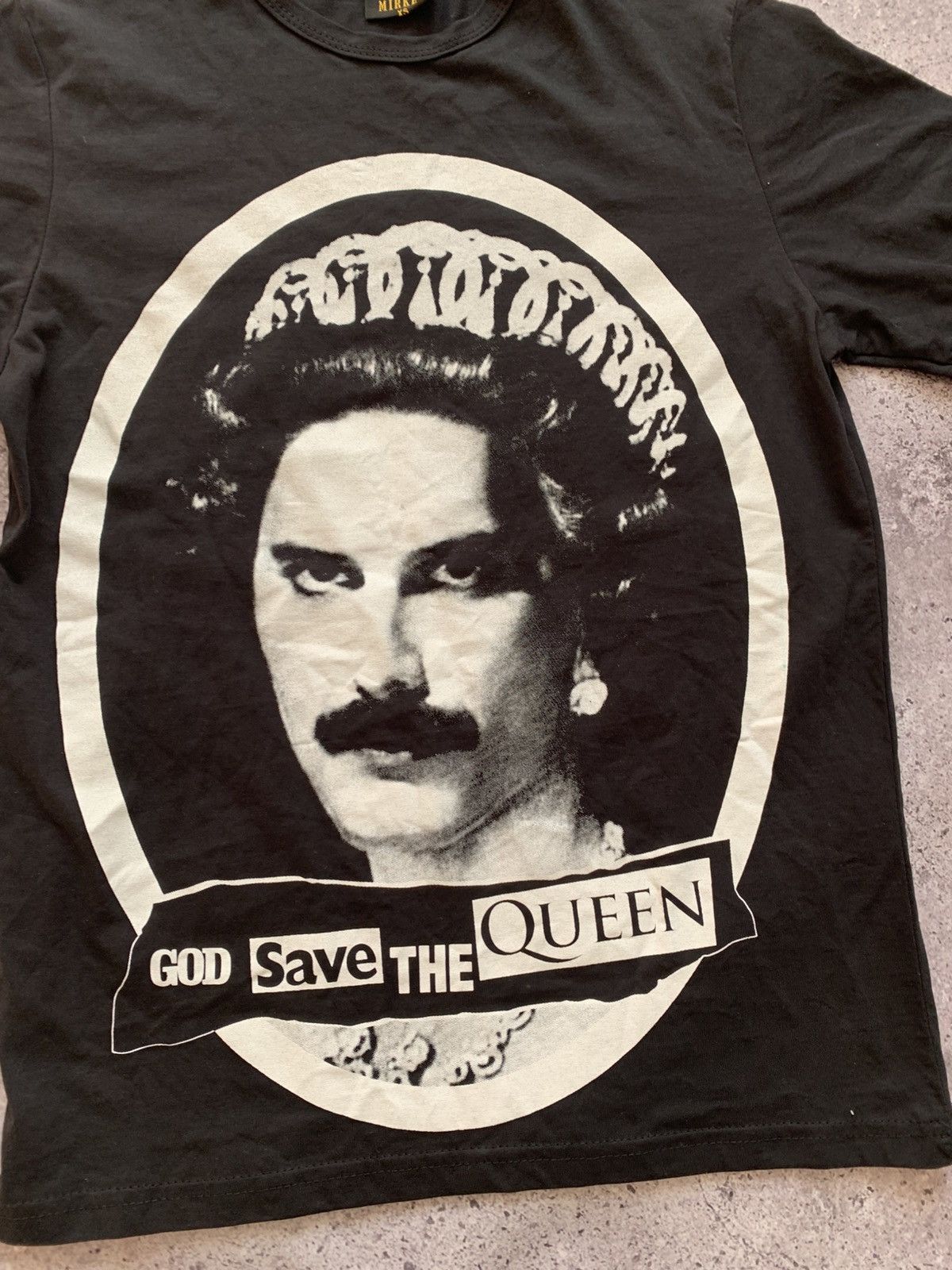 Band Tees 🔥VINTAGE QUEEN FREDDIE MERCURY GOD SAVE THE QUEEN T-SHIRT Size US XS / EU 42 / 0 - 3 Thumbnail