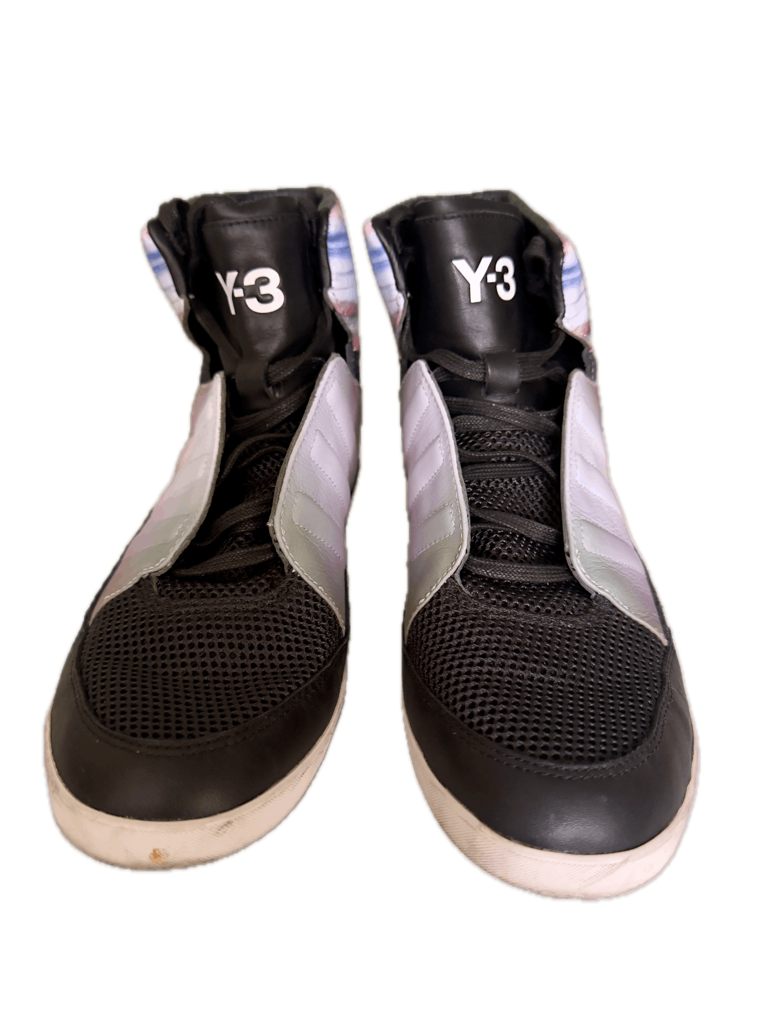 Y-3 Y-3 x Peter Saville "Meaningless Excitement" Hi-Top Sneakers Size US 7.5 / EU 40-41 - 4 Thumbnail