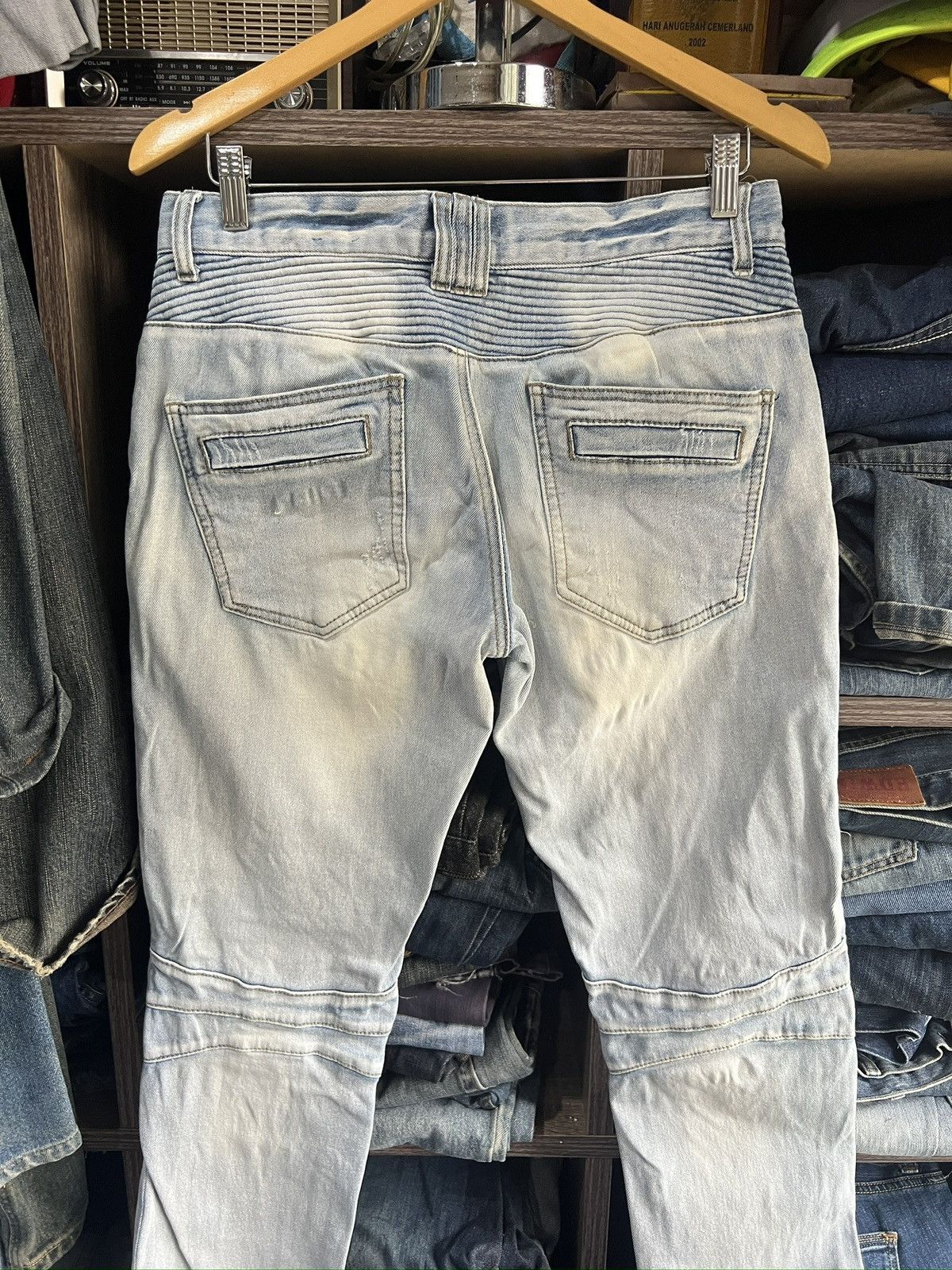 🔥Rare In The Attic Homme Biker Denim