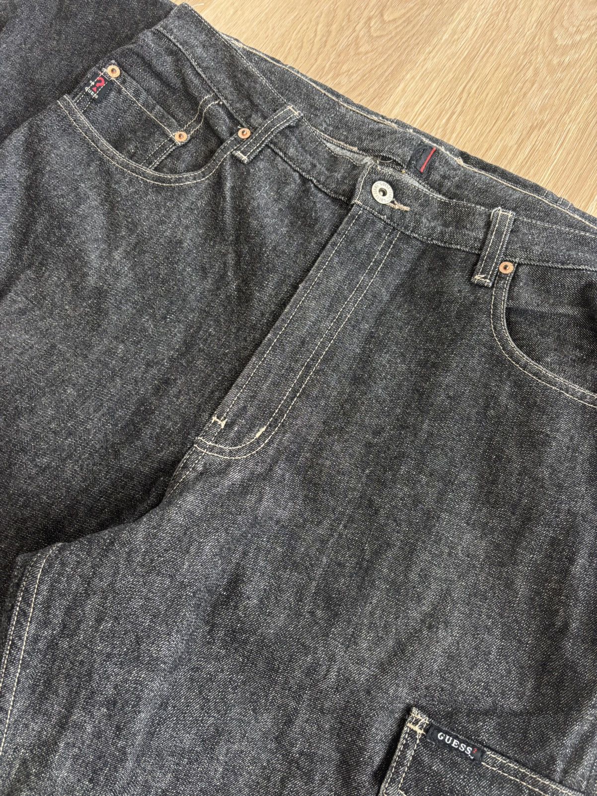 Guess FMV “Gueswha” Jeans Size US 33 - 3 Thumbnail