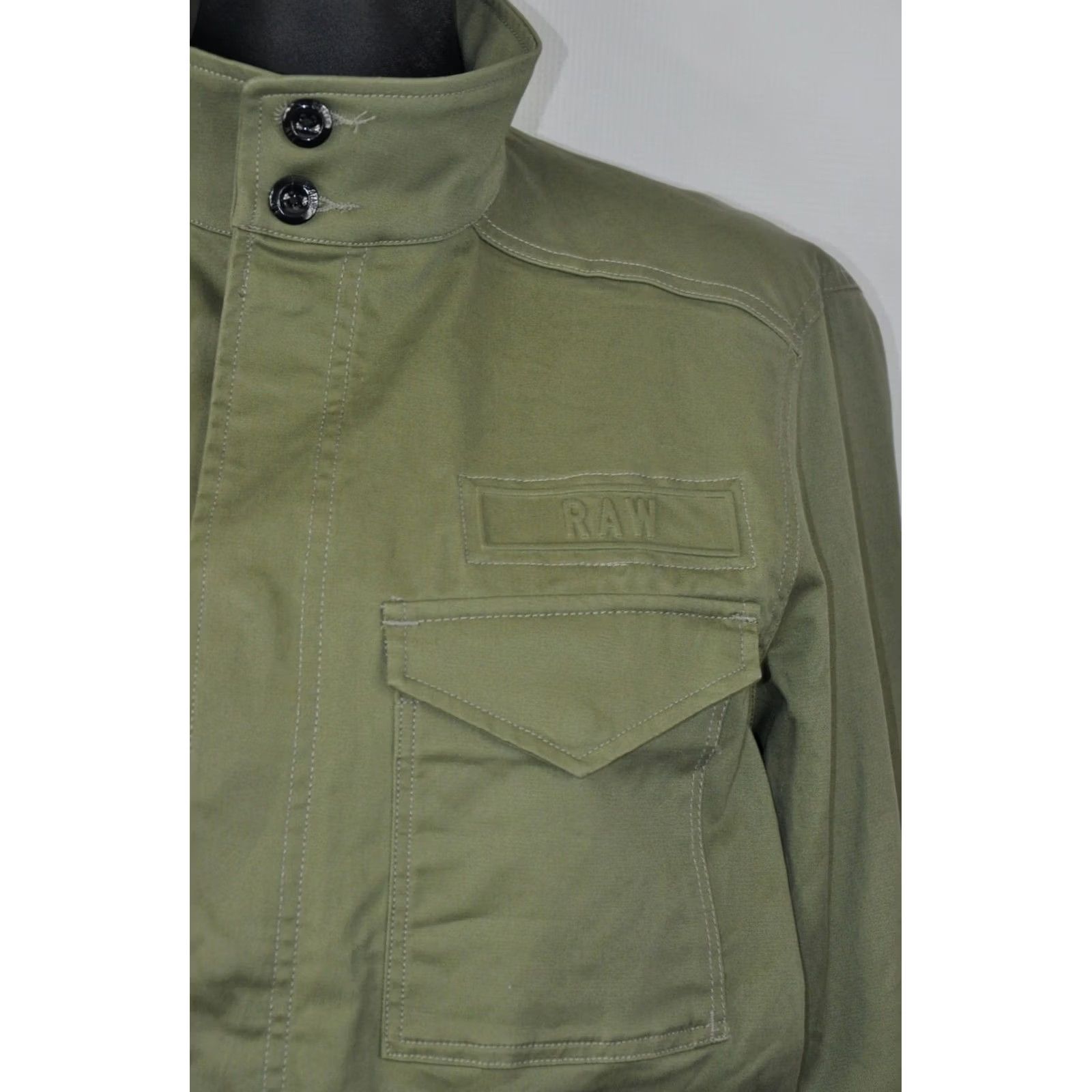 G-Star G-Star Raw Field Overshirt WMN Jacket Women Size M Green 97% Cotton 3% Elastane Zip Casual Vintage No Size M / US 6-8 / IT 42-44 - 7 Thumbnail
