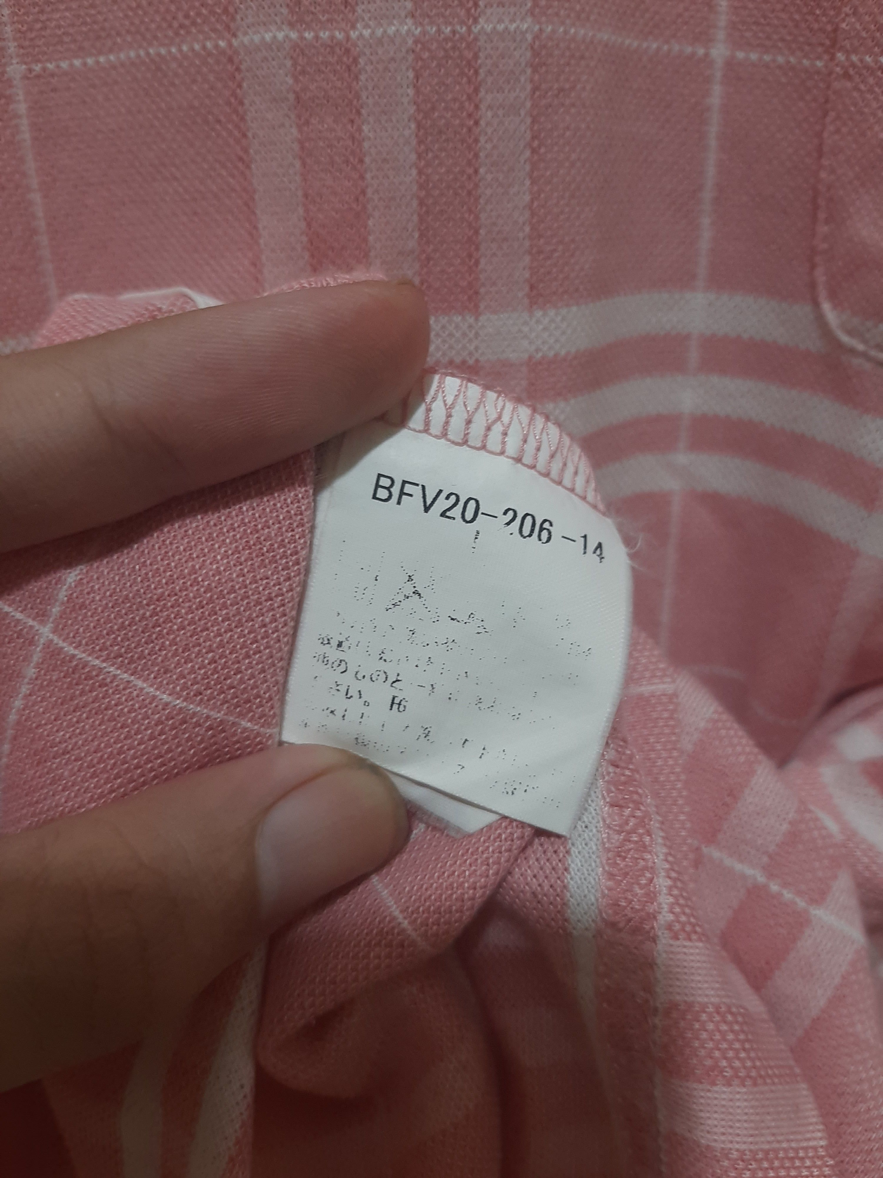 Burberry 🔥Rare Vintage Burberry Golf Check Long Sleeve Polo Shirt Size US L / EU 52-54 / 3 - 9 Thumbnail