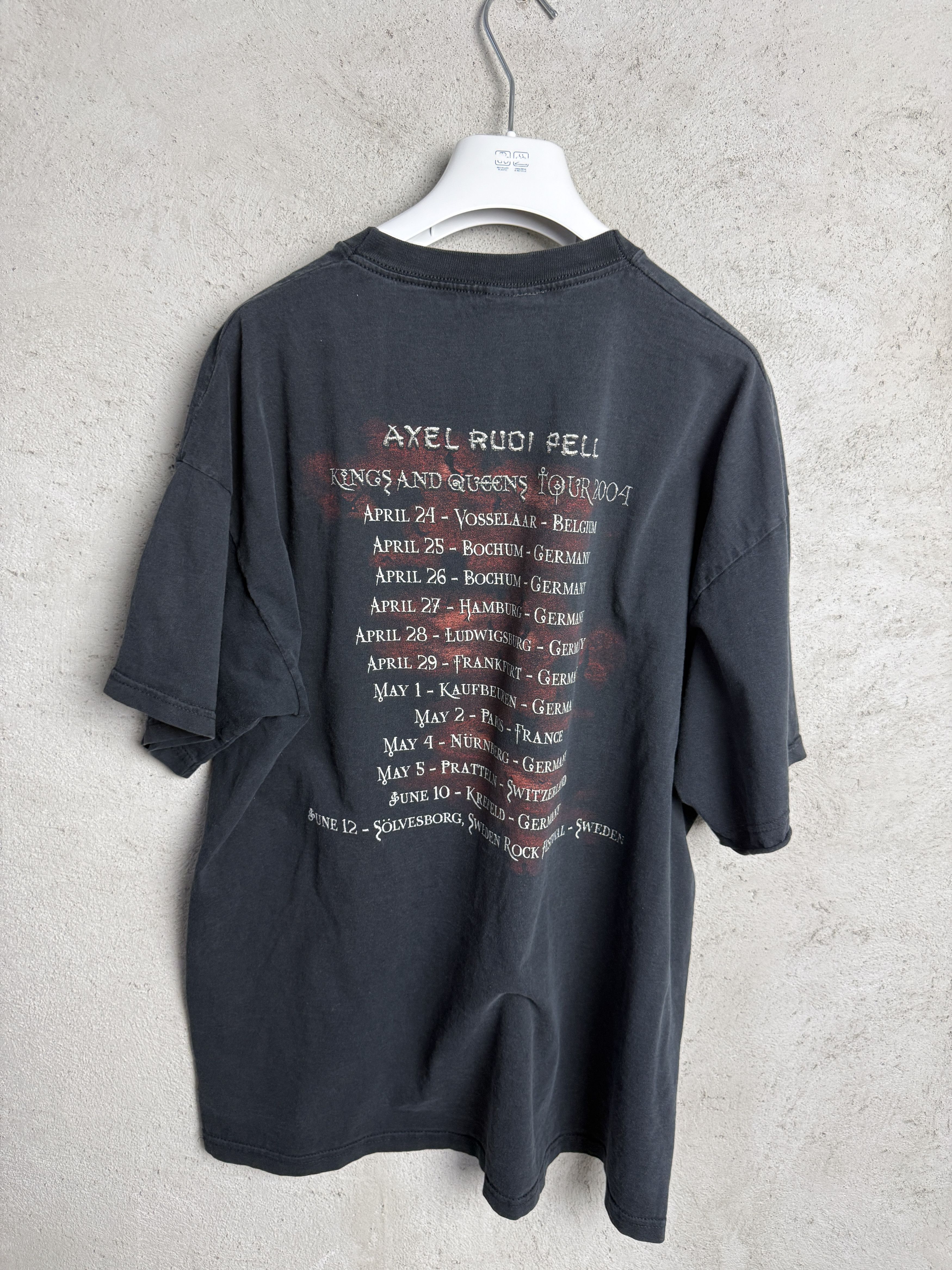 Vintage Vintage Axel Rudi Pell rock band t-shirt tee grunge punk Size US XL / EU 56 / 4 - 5 Thumbnail