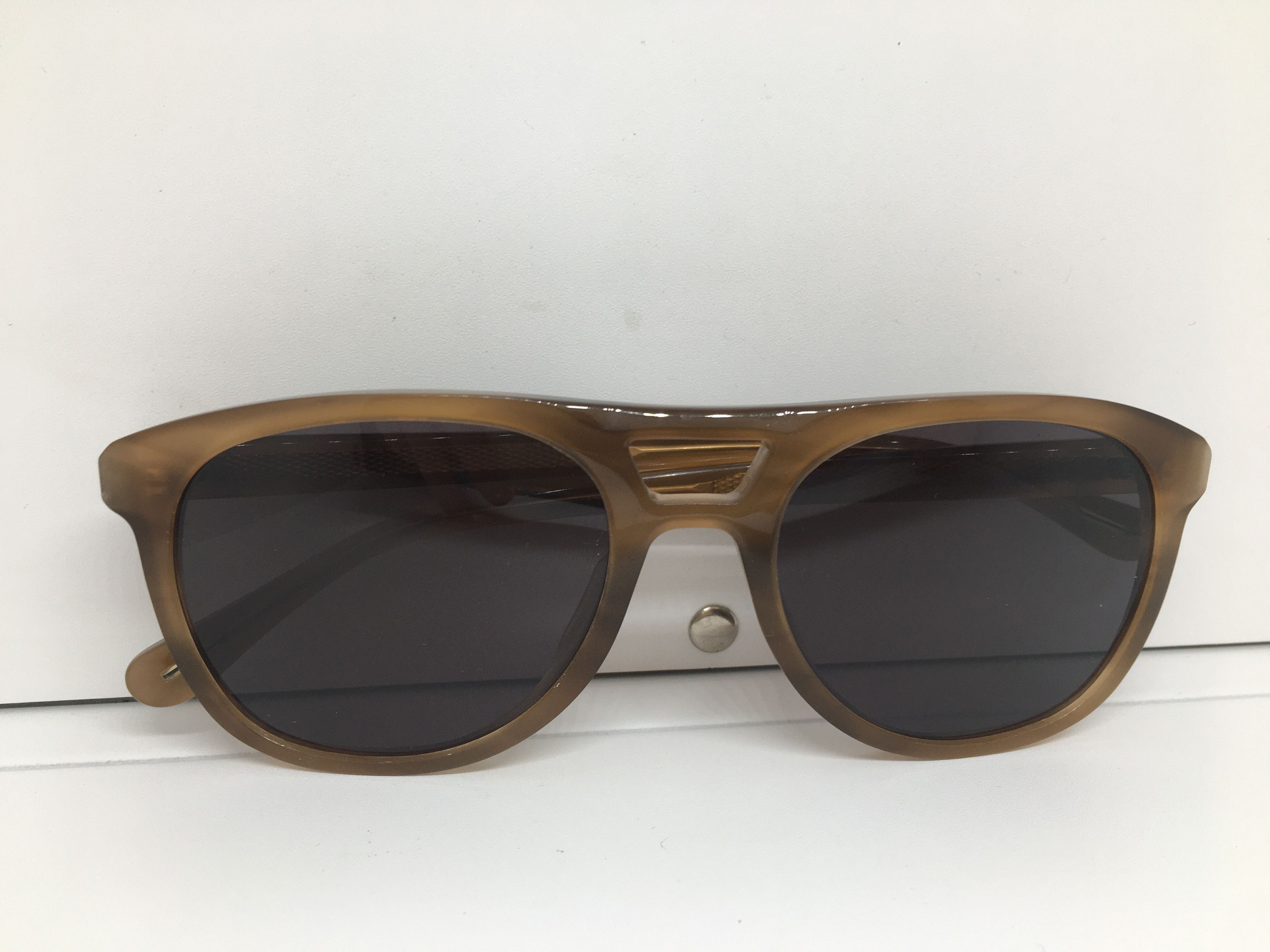 Vintage Vintage Dunhill Brown Acetate Aviator Sunglasses Frame Size ONE SIZE - 8 Thumbnail