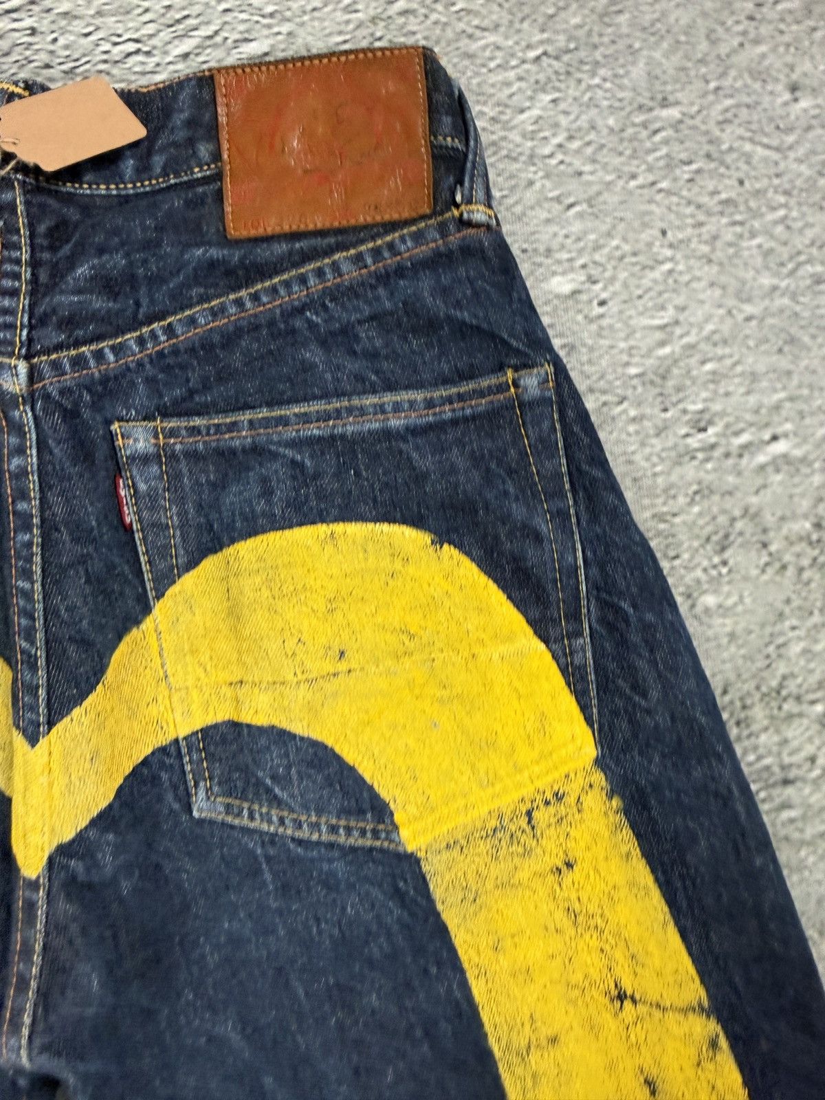 Evisu Evisu jeans daicock big logo yellow selvedge denim Japan Size US 28 / EU 44 - 6 Thumbnail