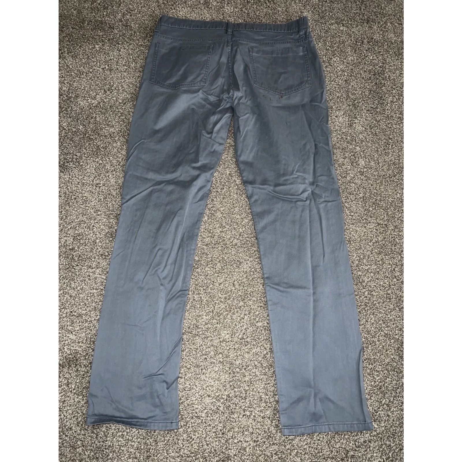 Vintage Devereux Gray Casual Dress Pants Mens 34x32 Size US 34 / EU 50 - 4 Thumbnail