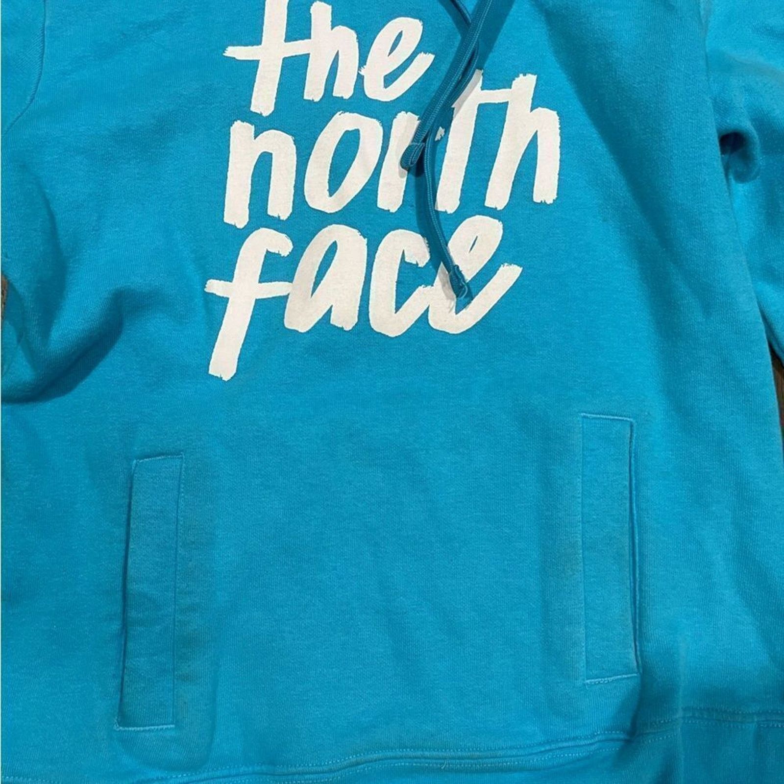 The North Face The North Face Pullover Hoodie Teal Size S Size S / US 4 / IT 40 - 3 Thumbnail