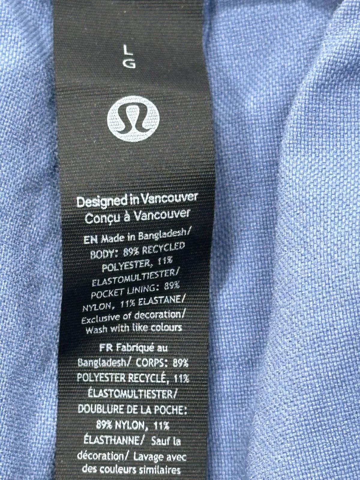 Lululemon Lululemon Zip Pocket Elastic Athletic Shorts Blue Mens L Size US 34 / EU 50 - 9 Thumbnail