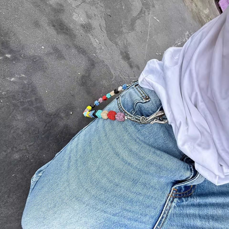 Jewelry Punk Gothic Multicolor Designer Pants Chain Size ONE SIZE - 2 Thumbnail