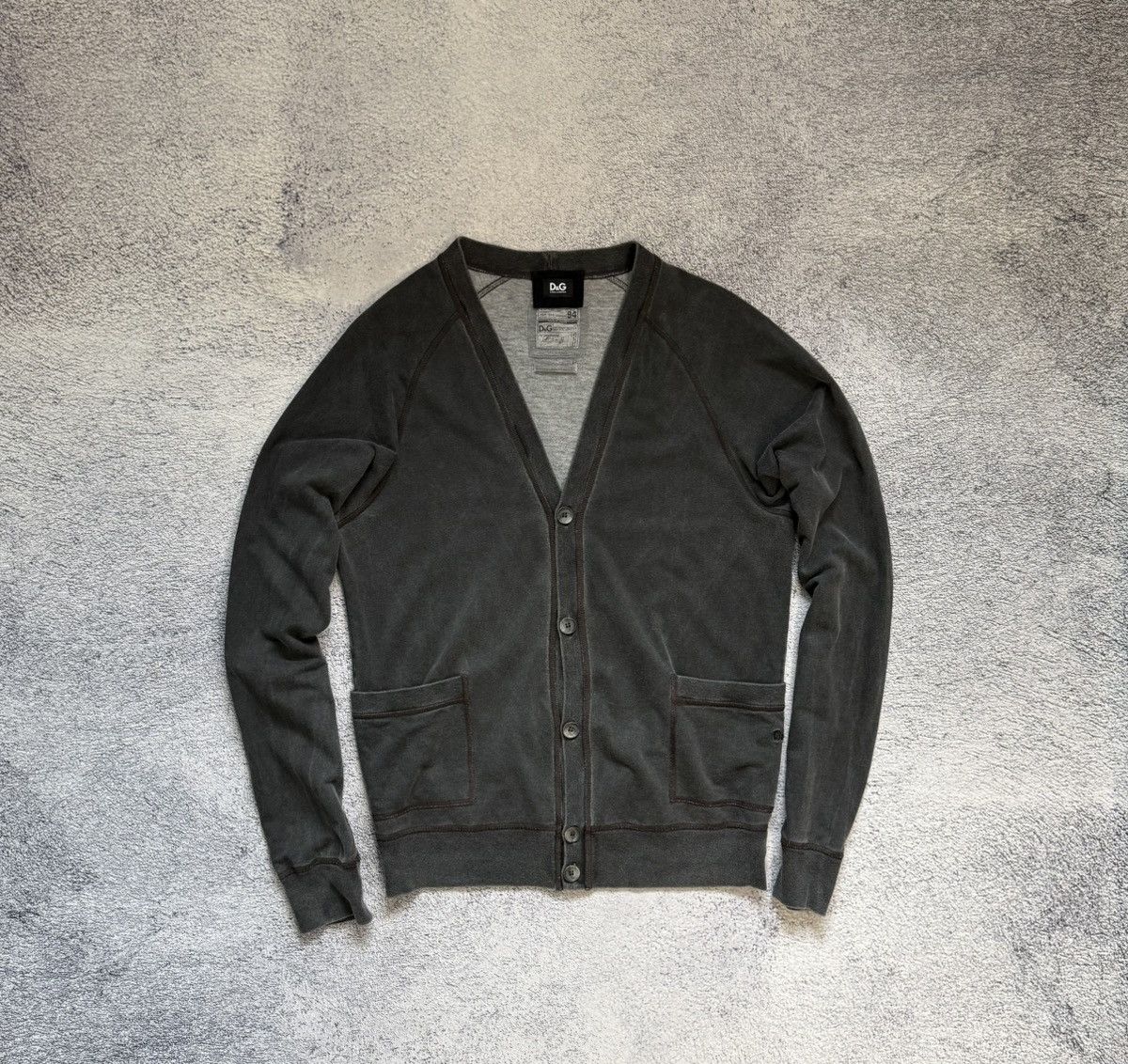 Dolce & Gabbana Dolce & Gabbana D&G Cotton Cardigan Men 50 Logo Pocket Italy Size US M / EU 48-50 / 2 - 1 Thumbnail