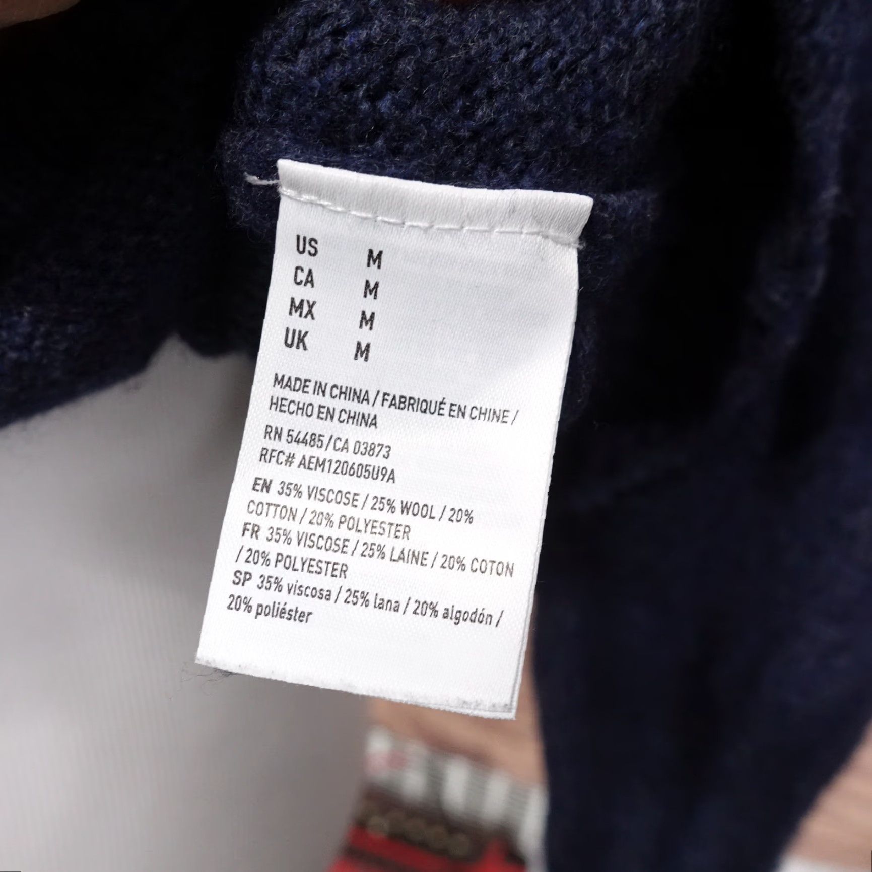 American Eagle Outfitters AMERICAN EAGLE SERIOUSLY SOFT MOCK NECK PULLOVER SWEATER MENS MEDIUM BLUE COTTON WOOL BLEND Size US M / EU 48-50 / 2 - 7 Thumbnail
