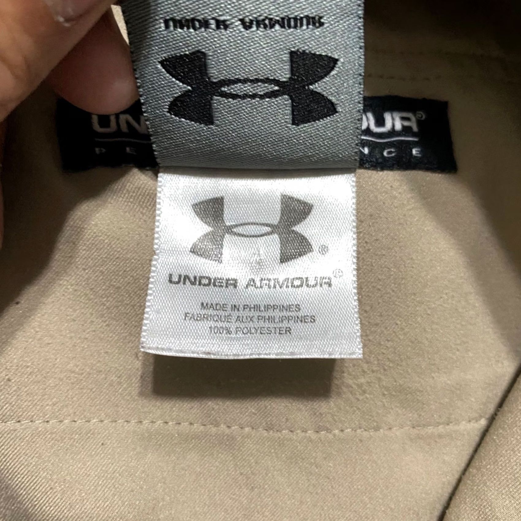 Under Armour Under Armour Pants Mens 38 Beige 38x30 Relaxed Straight Chino Cargo Outdoor Golf Size US 38 / EU 54 - 4 Thumbnail