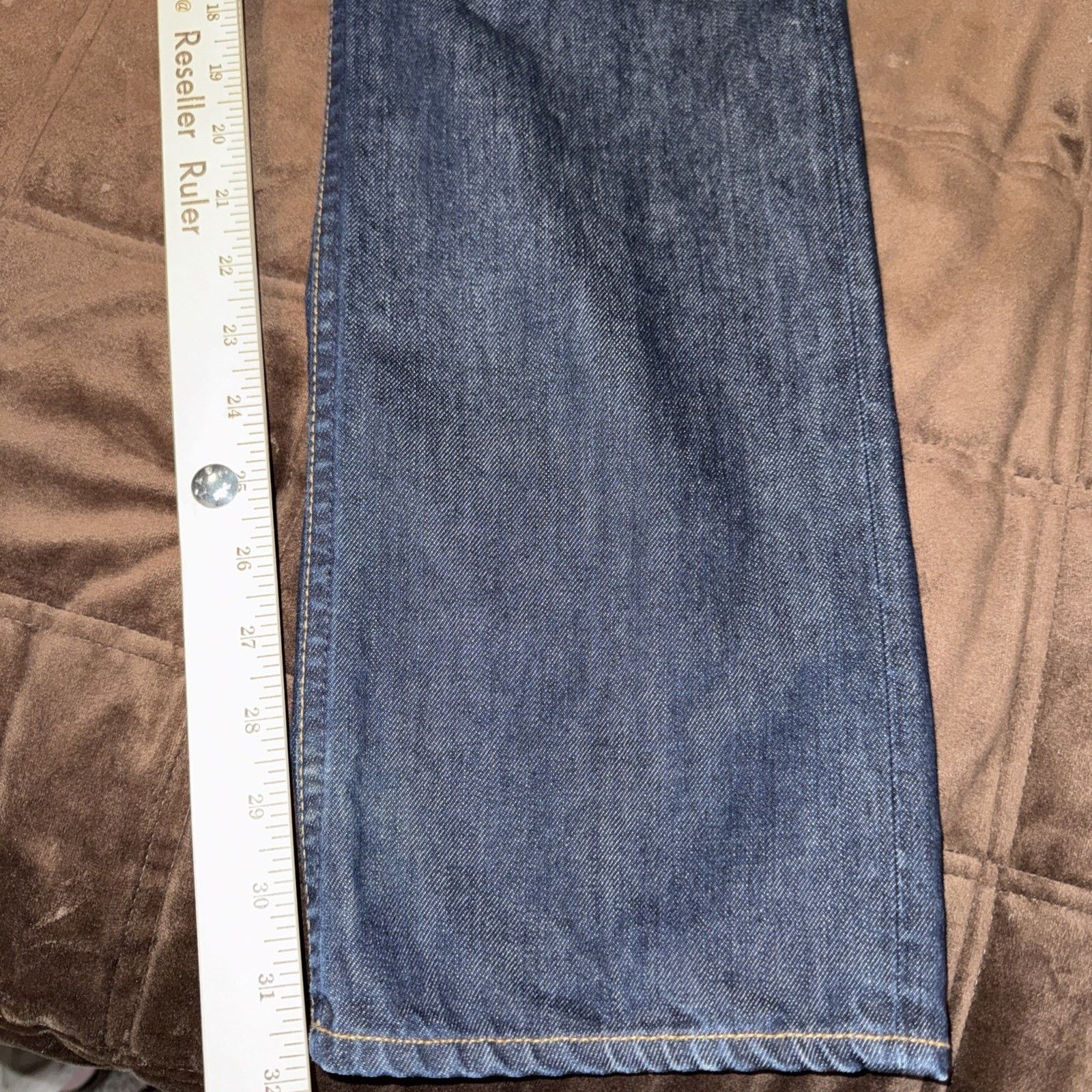 Bonobos Bonobos Dark Wash 31x32 Straight Leg White Oak Cone Denim Size US 32 / EU 48 - 4 Thumbnail