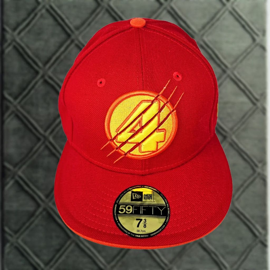 New Era New Era Marvel Comics Fantastic 4 Slash Hat 7 3/8 Red Baseball Cap Mens Cap, Casual, Solid Pattern Size ONE SIZE - 1 Thumbnail