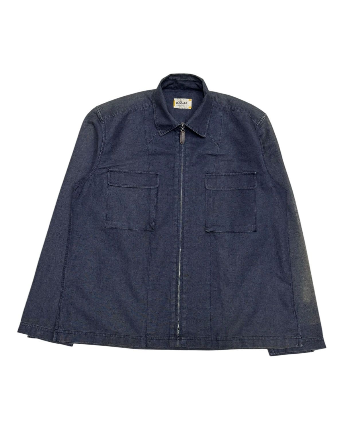 Issey Miyake 🔥KAZUTAKA KATO ZIPPER MINIMAL WORK JACKET FADED Size US M / EU 48-50 / 2 - 10 Thumbnail