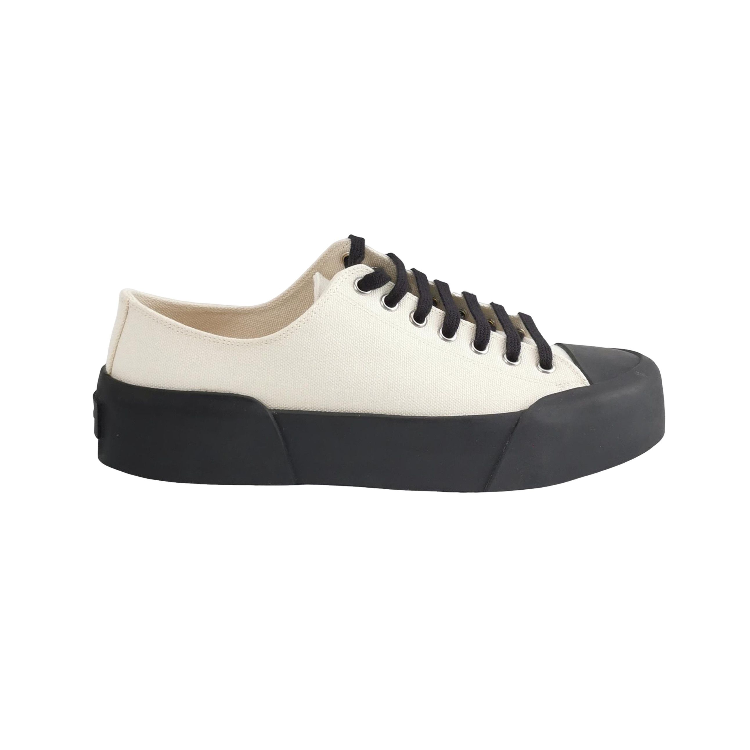 Jil Sander Jil Sander Canvas Platform Low Sneakers 39 Size US 6 / EU 39 - 1 Thumbnail