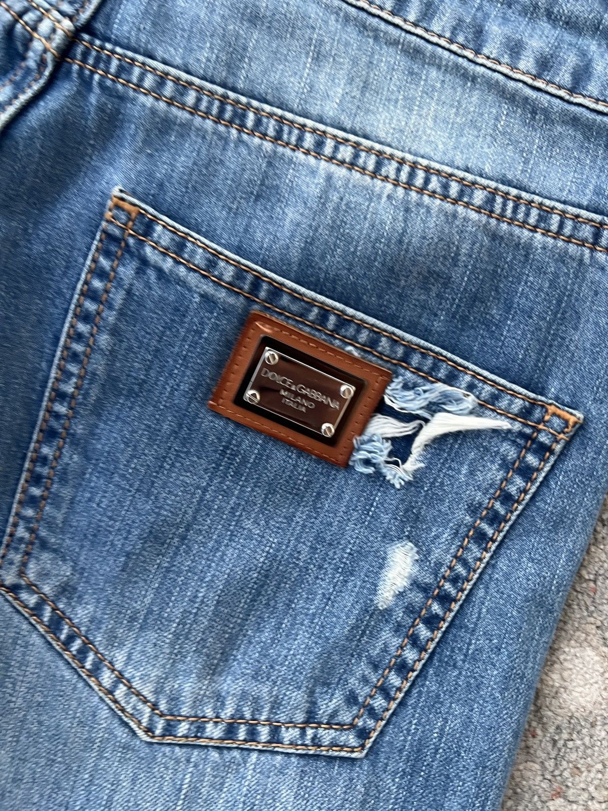 Dolce & Gabbana Dolce & Gabbana Denim Jeans Size 26" / US 2 / IT 38 - 9 Thumbnail
