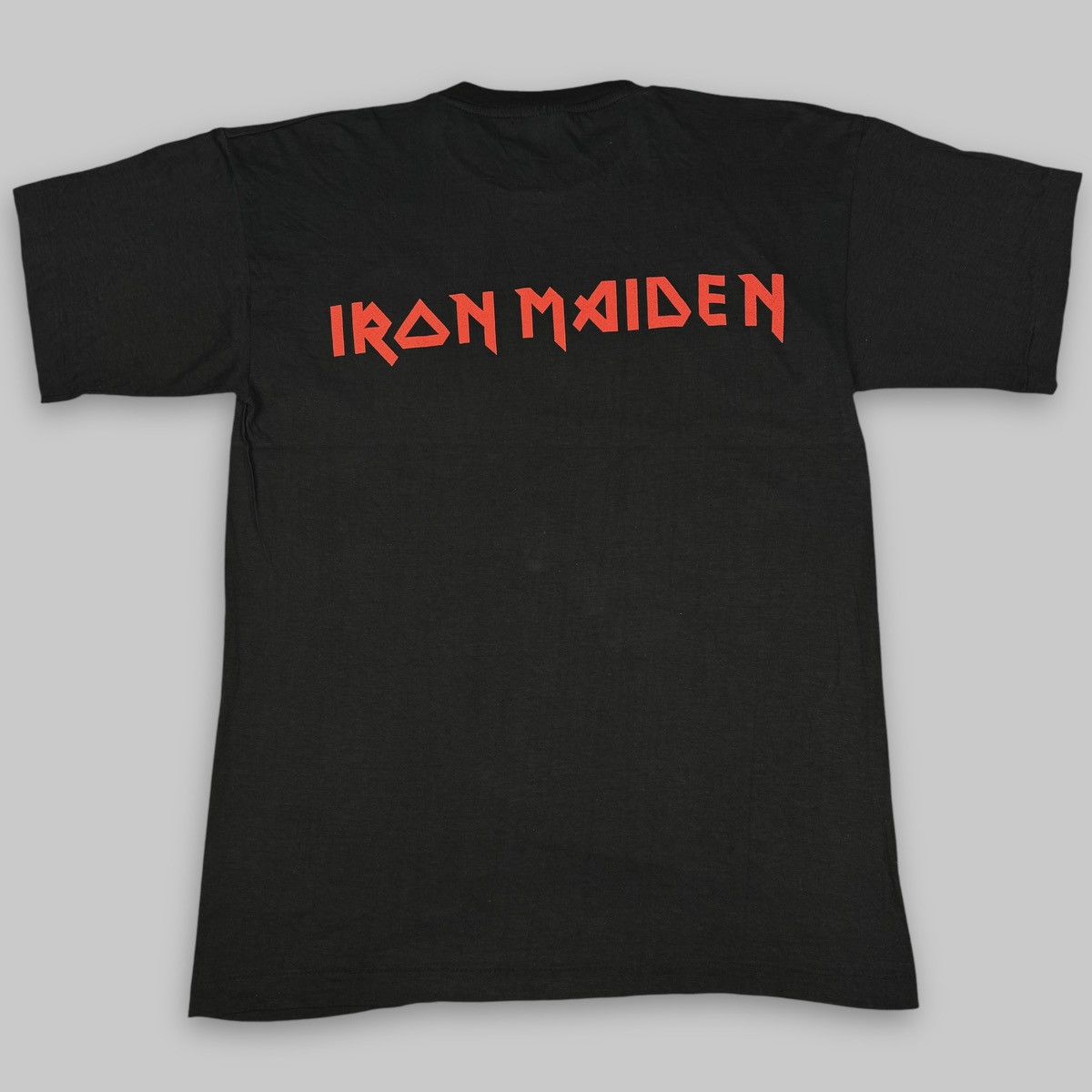 Band Tees Vintage 90s Iron Maiden ‘The Trooper’ All Over Euro T Shirt Size US XL / EU 56 / 4 - 3 Thumbnail