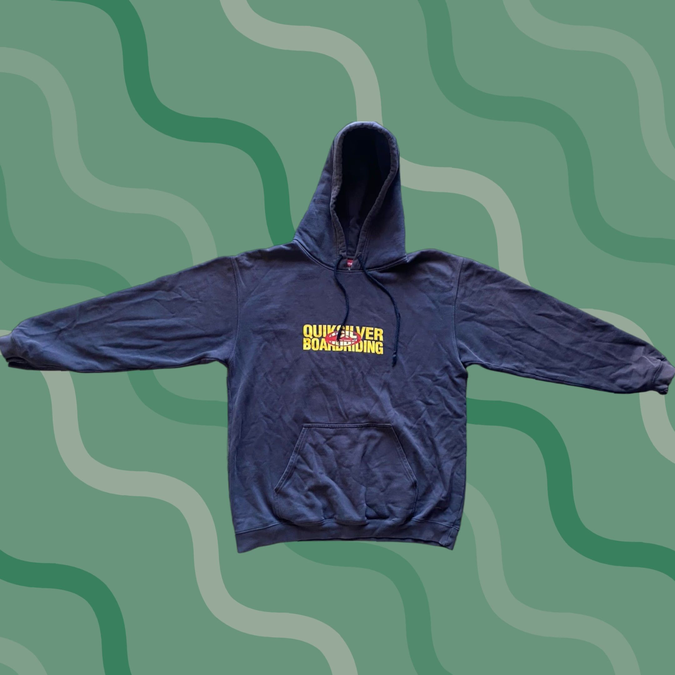Quiksilver VINTAGE Quiksilver Hoodie Men M Pullover See Photos Pullover Mens M Quiksilver Hoodie 90s/2000s Style, Vintage Mens Size US M / EU 48-50 / 2 - 1 Thumbnail