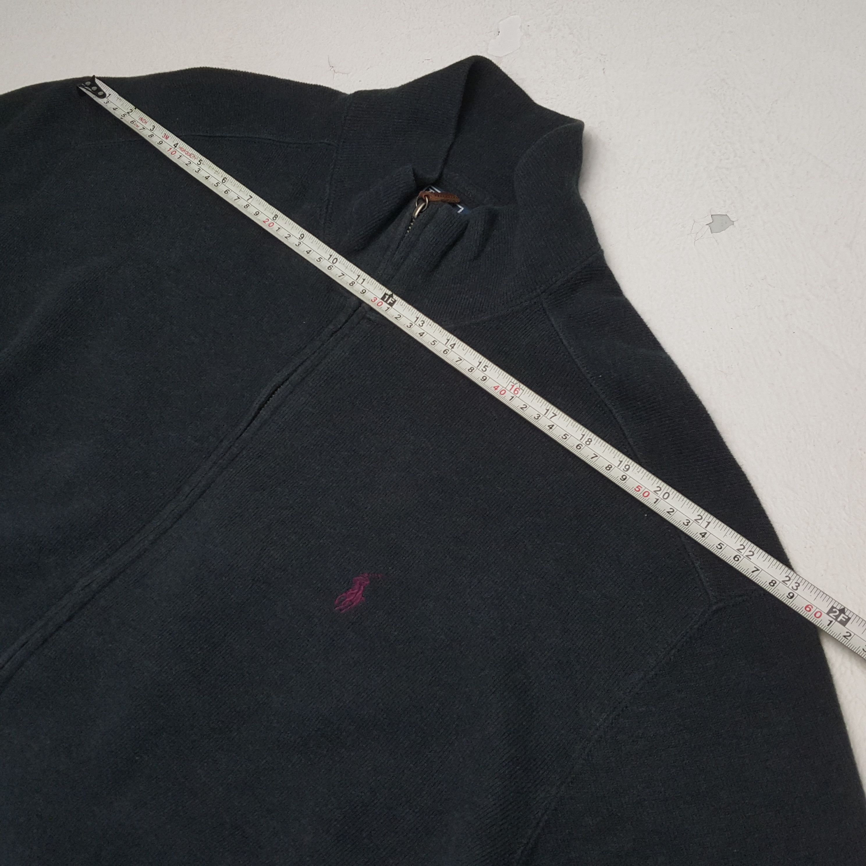 Polo Ralph Lauren × Vintage Vintage POLO by RALPH LAUREN Fashion Brand Zipper Sweater Size US XXL / EU 58 / 5 - 4 Thumbnail