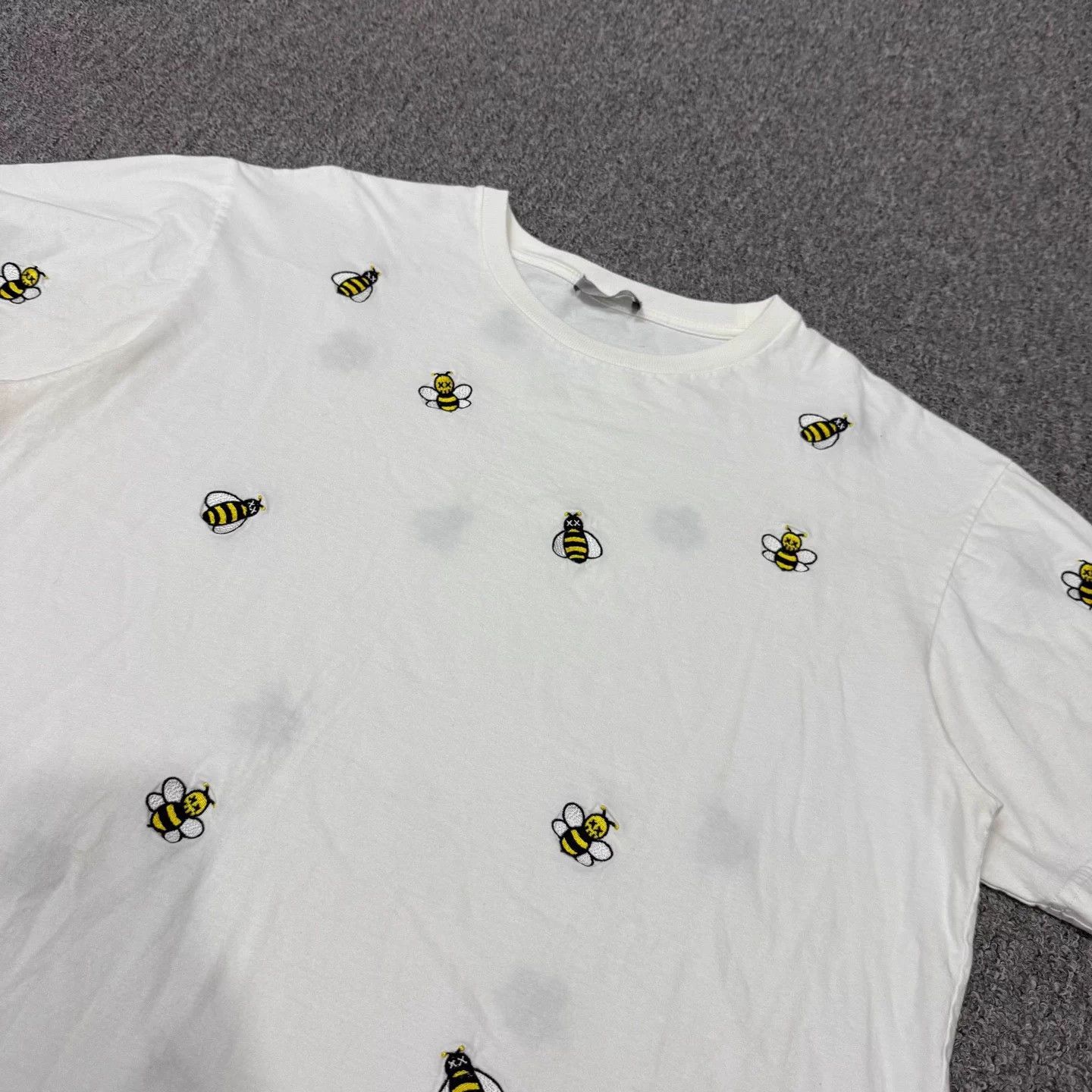 Dior Dior x KAWS All Over Bee Embroidery White M SS Size M / US 6-8 / IT 42-44 - 3 Thumbnail