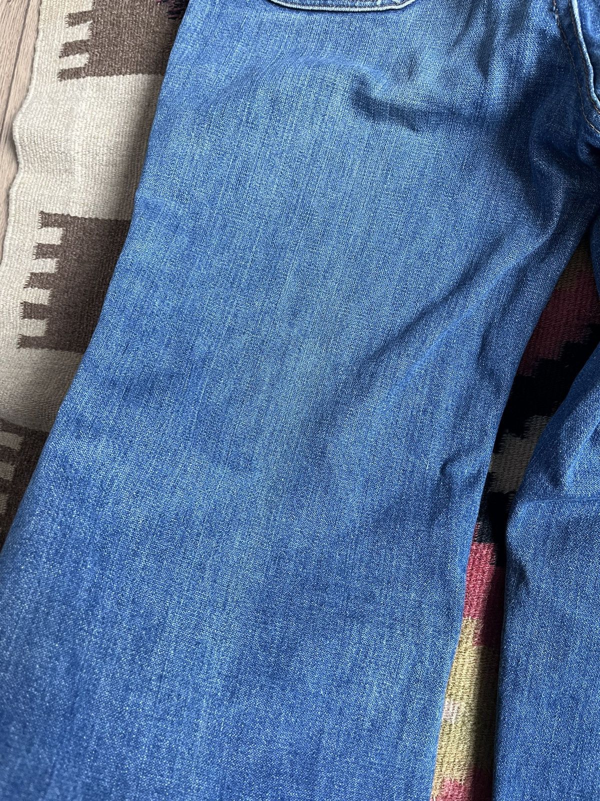 Wrangler Vintage 80s Wrangler Blue Washed Faded Jeans Size 33 Size US 33 - 16 Thumbnail