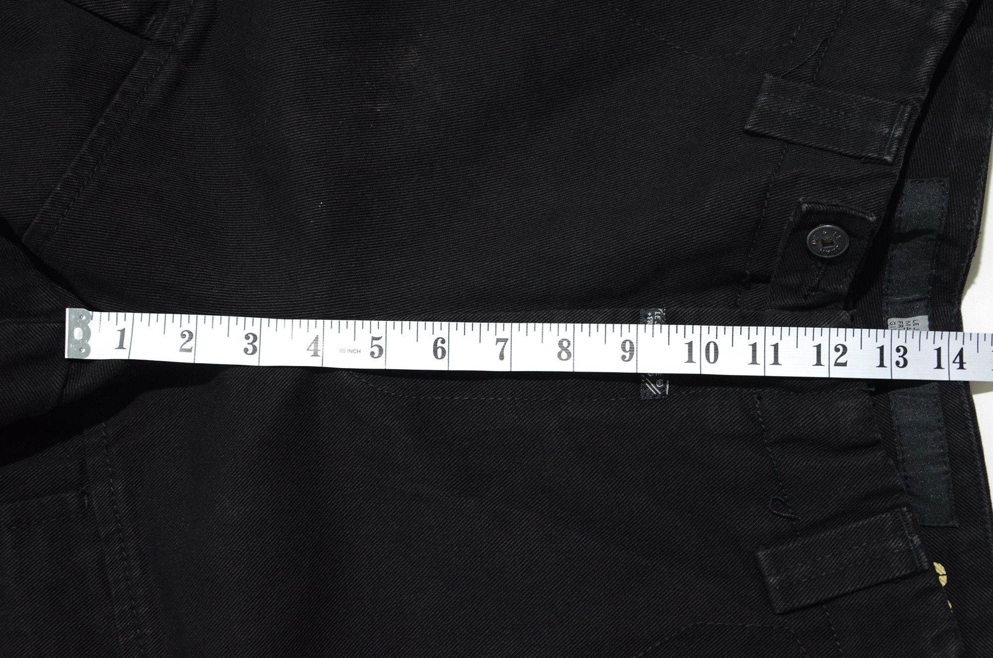Marithe + Francois Girbaud M+FG Long Black Shorts W32 Y2K Hip Hop 2006 Rare Craft Size US 32 / EU 48 - 12 Thumbnail