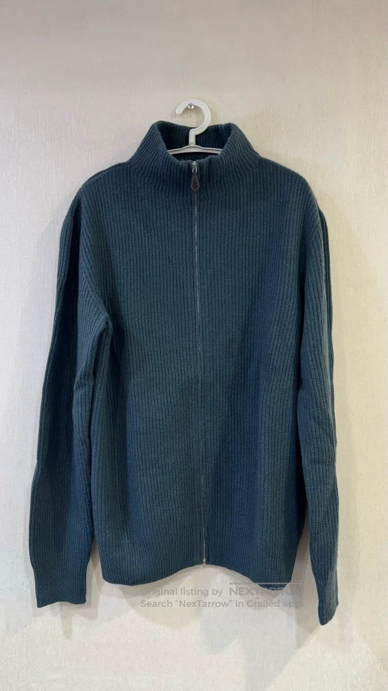 Hermes Hermes Knitted Cashmere Sweater with Zipper Open Front Size US L / EU 52-54 / 3 - 1 Thumbnail