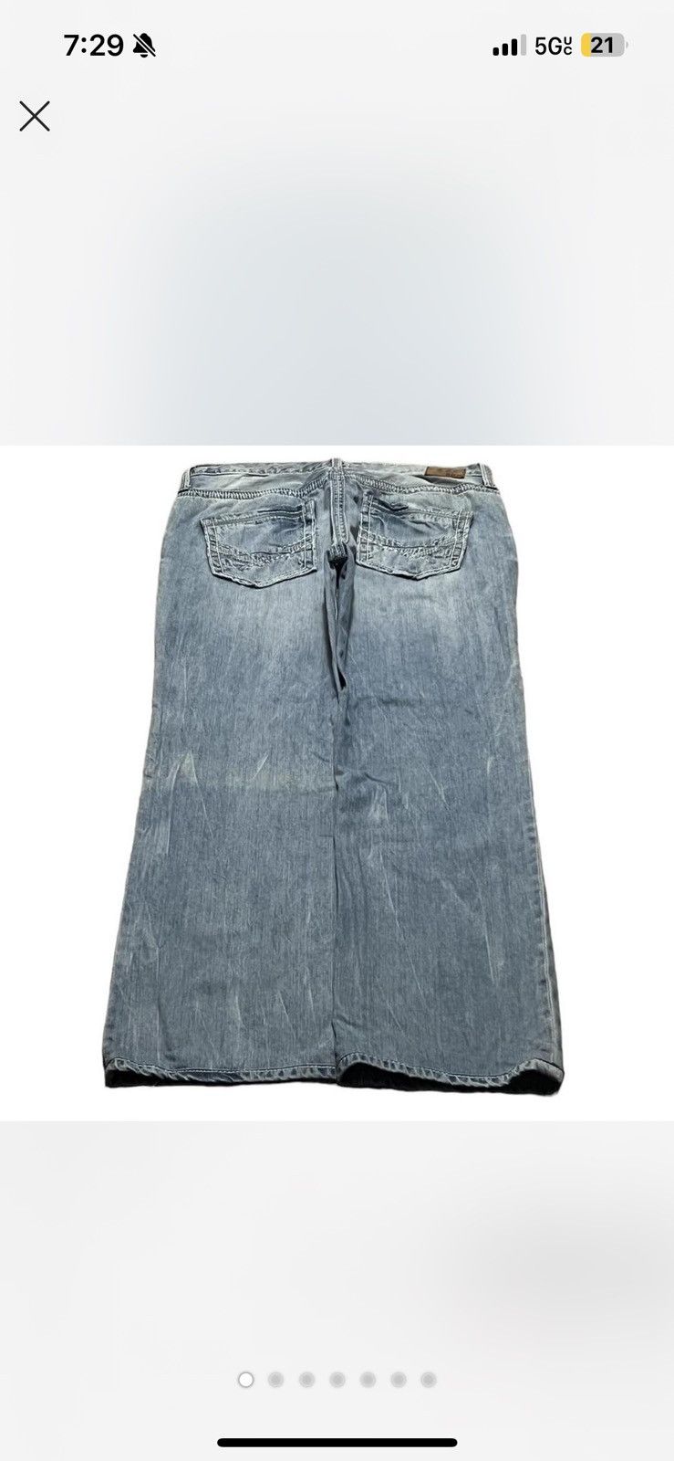 BKE Baggy Embroidered Y2K BKE Denim Jeans Size US 38 / EU 54 - 1 Thumbnail