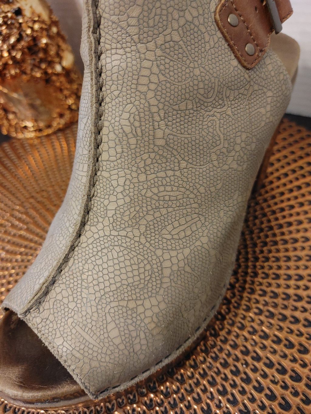 Dansko Dansko Danae Peep Toe Heels Size 38 Size US 7.5 / IT 37.5 - 3 Thumbnail