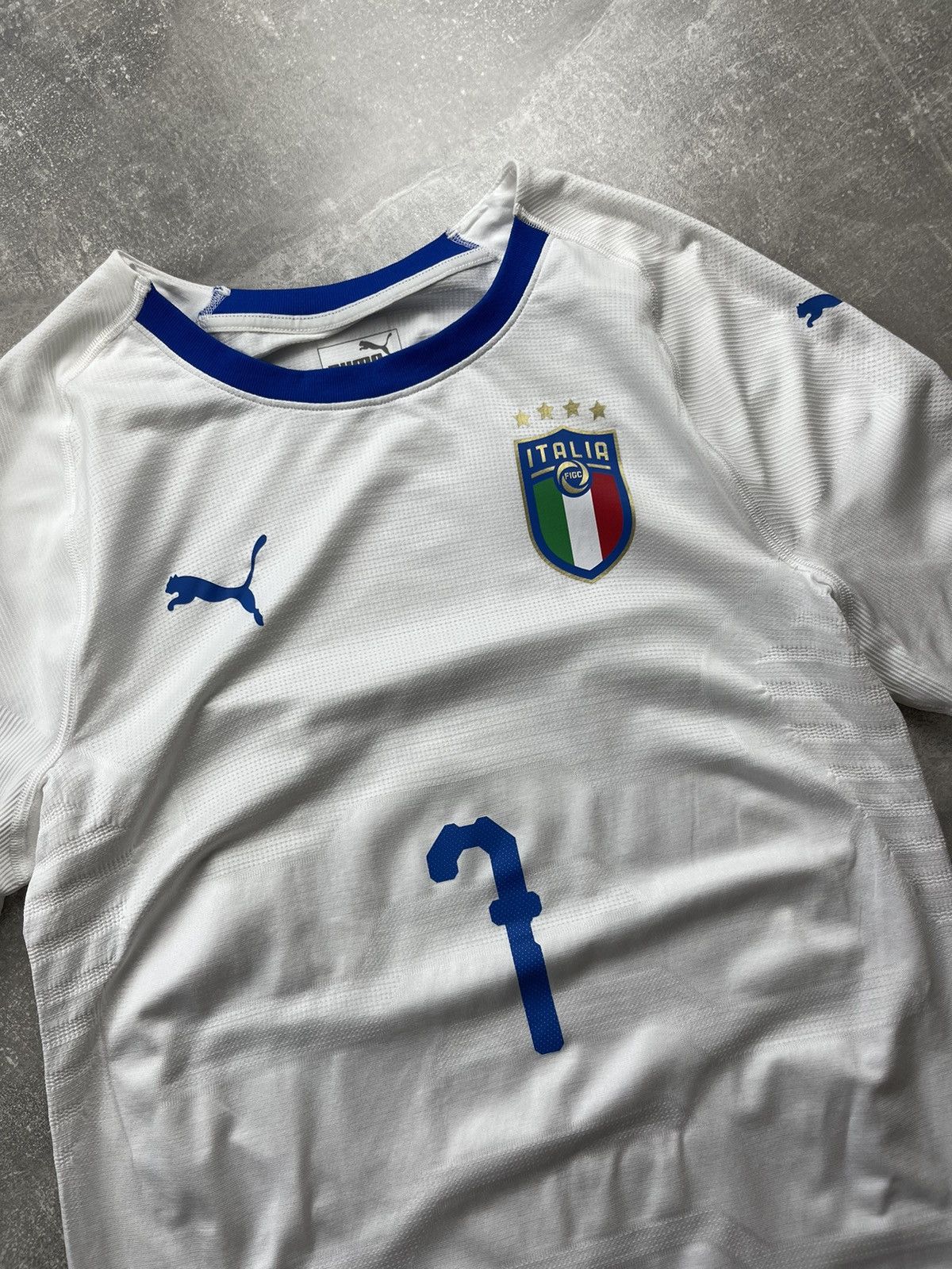 Puma Italy Puma Away Football Jersey 2018-2019 XL FIGC 4 Stars #7 Size US XL / EU 56 / 4 - 3 Thumbnail