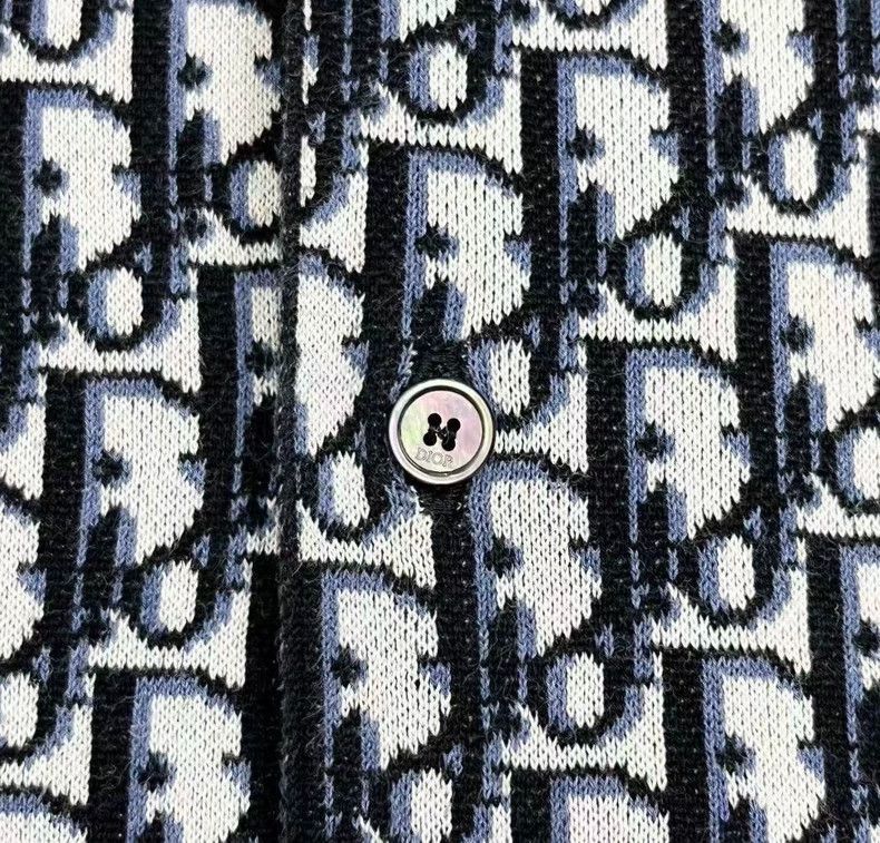Dior Dior Black White Knit Long Sleeve Jacket-2506 Size US L / EU 52-54 / 3 - 5 Thumbnail