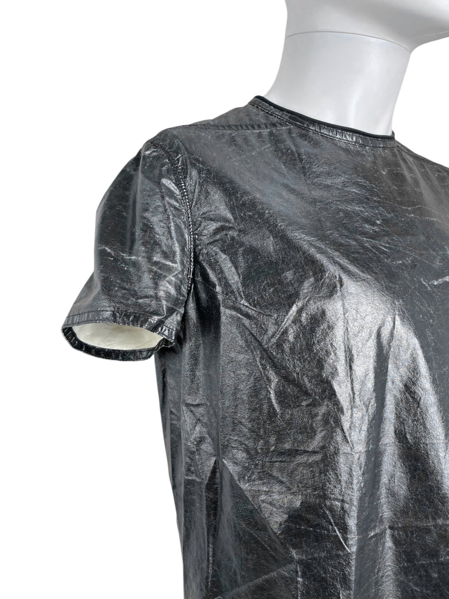 Rick Owens S/S 2016 "CYCLOPS" Black Lucid Cotton Tee Size M / US 6-8 / IT 42-44 - 6 Thumbnail