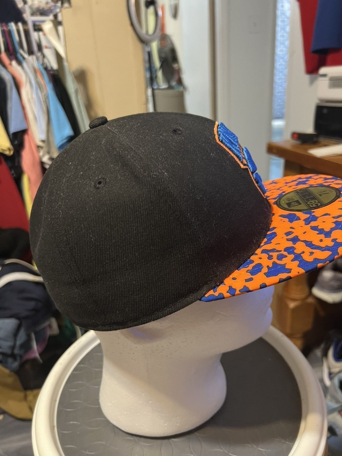 New Era New York Knicks NBA Fitted 7 3/8 Hat Size ONE SIZE - 5 Thumbnail