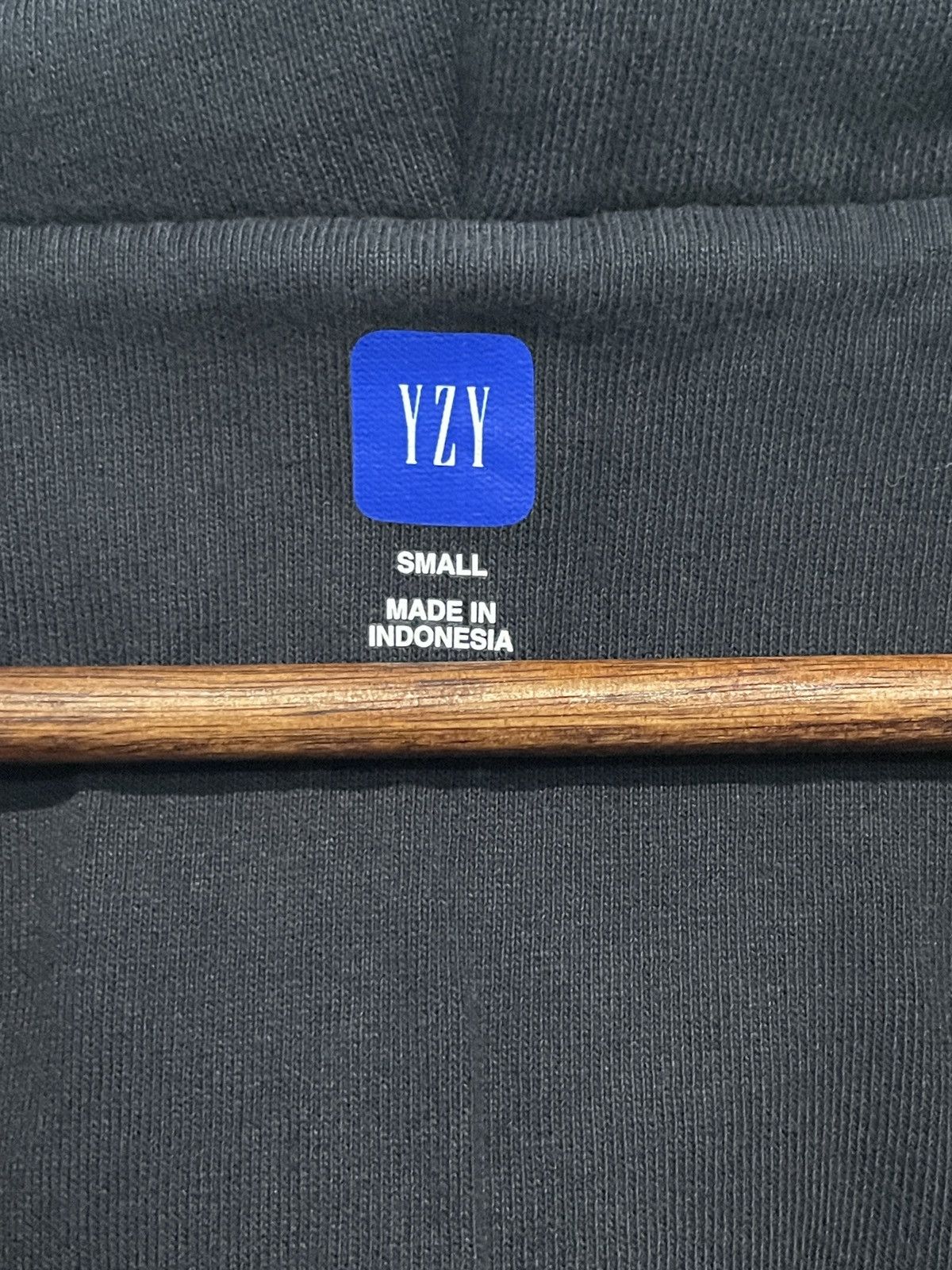 Balenciaga × Gap × Yeezy Yeezy Gap Zip Up Hoodie Poetic Black Small Size US S / EU 44-46 / 1 - 4 Thumbnail