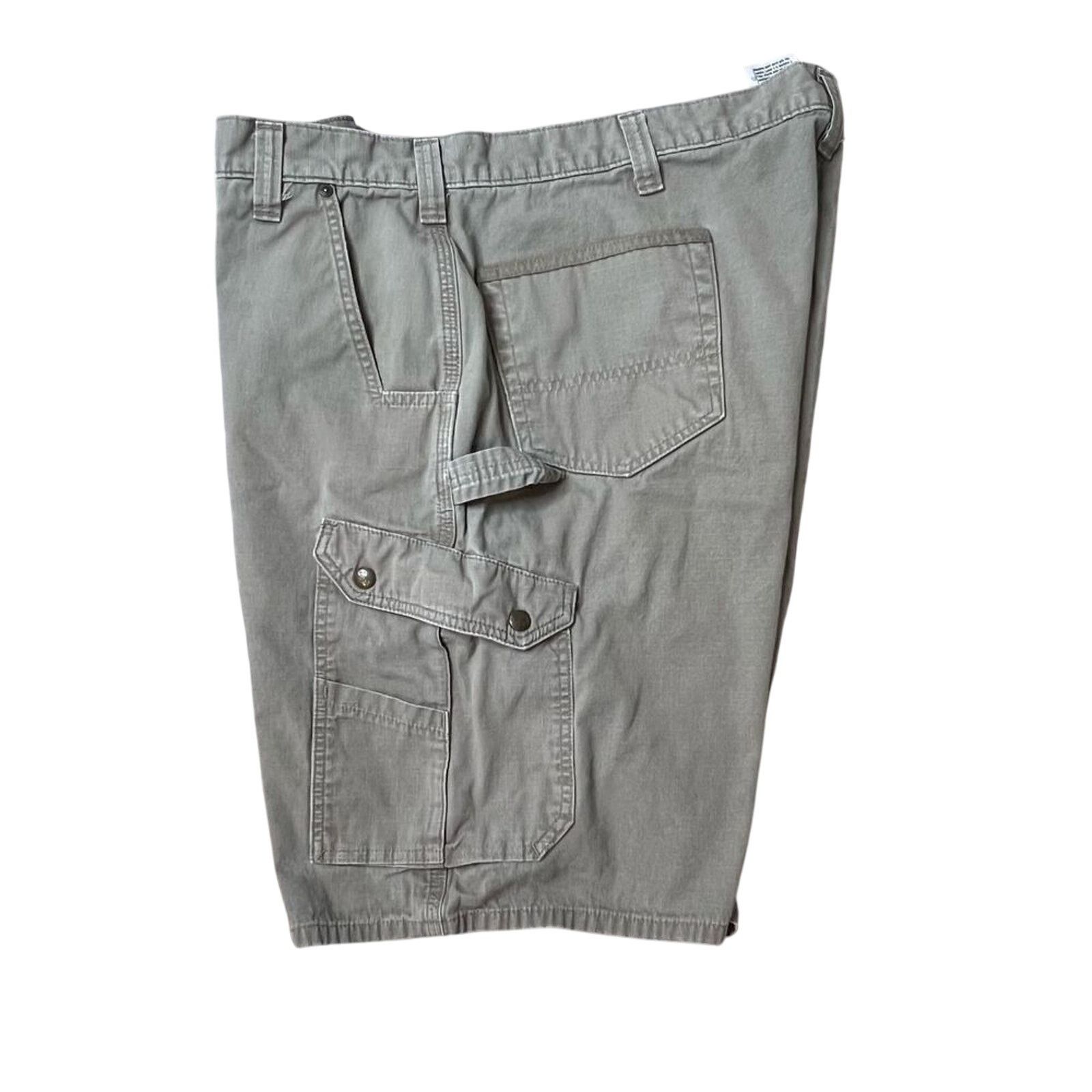 Carhartt Carhartt B357 Big & Tall Grey Relaxed Fit Ripstop Shorts 44 Size US 44 / EU 60 - 4 Thumbnail