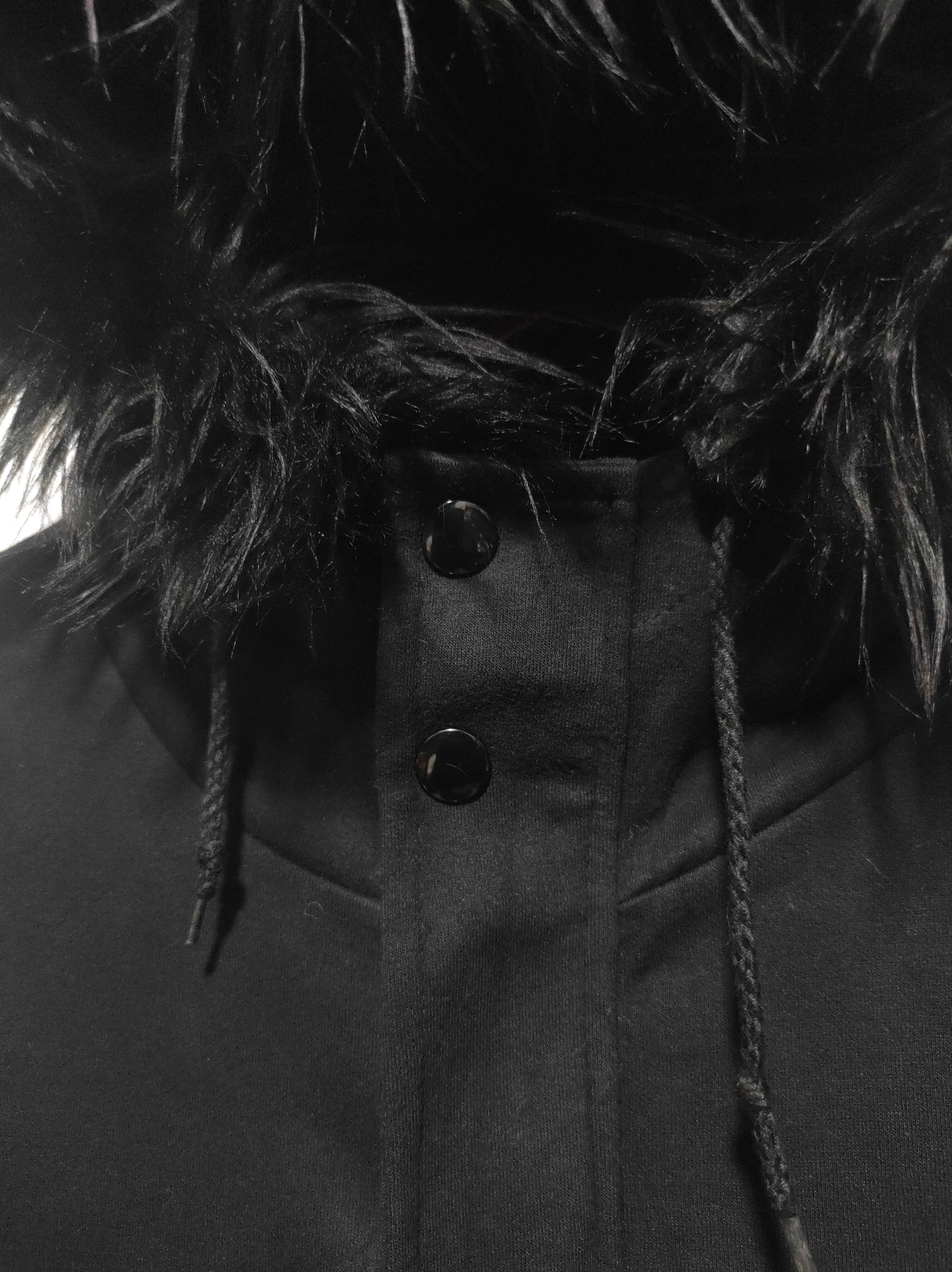 Hysteric Glamour Black Pocket Zip Fur Hoodie Parka LGB style Size US M / EU 48-50 / 2 - 4 Thumbnail